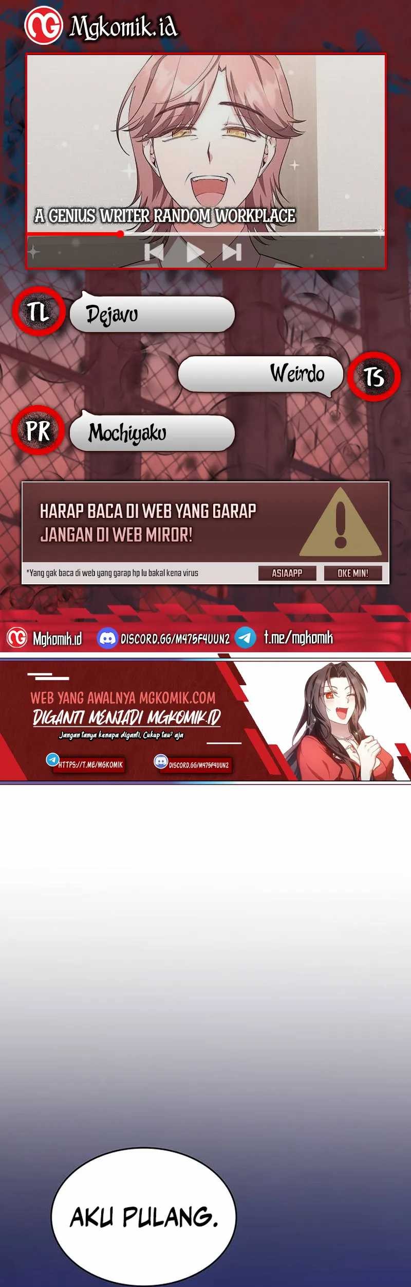 A Genius Writer’s Random Workplace (Genius Artist’s Random Studio) Chapter 17 - halaman 1