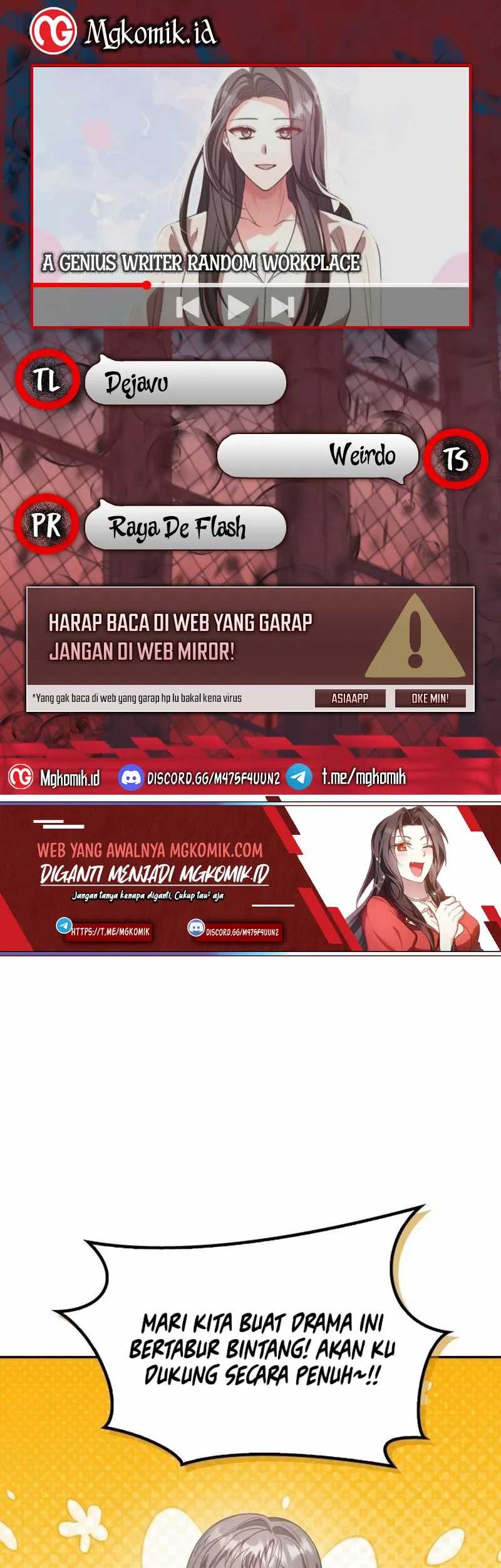 A Genius Writer’s Random Workplace (Genius Artist’s Random Studio) Chapter 27 - halaman 1