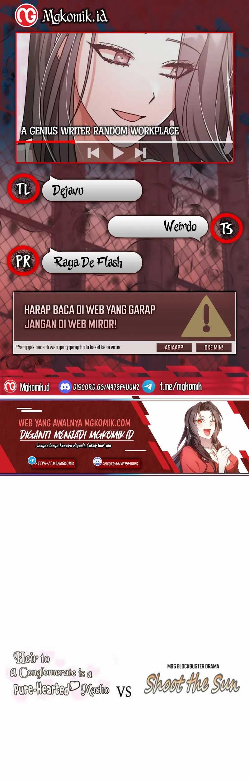 A Genius Writer’s Random Workplace (Genius Artist’s Random Studio) Chapter 28 - halaman 1