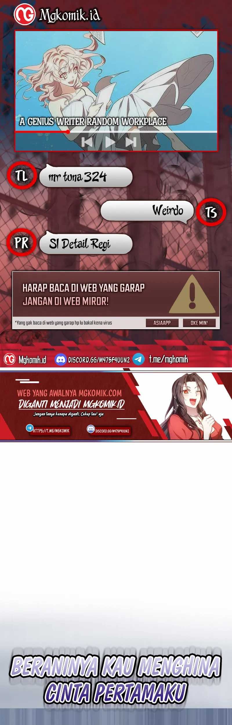 A Genius Writer’s Random Workplace (Genius Artist’s Random Studio) Chapter 6 - halaman 1