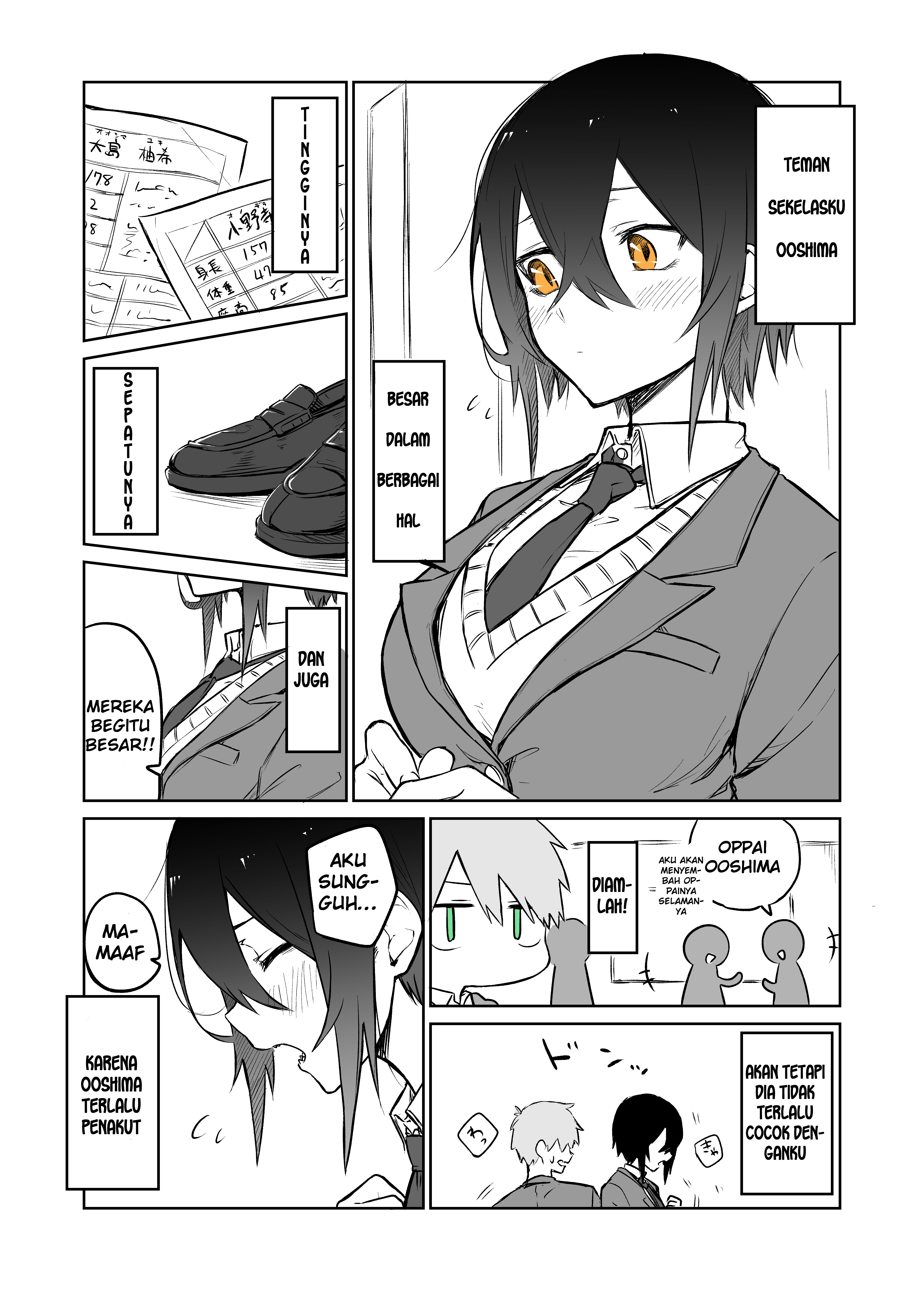 A Girl That's Big in Various Ways Chapter 1 - halaman 1