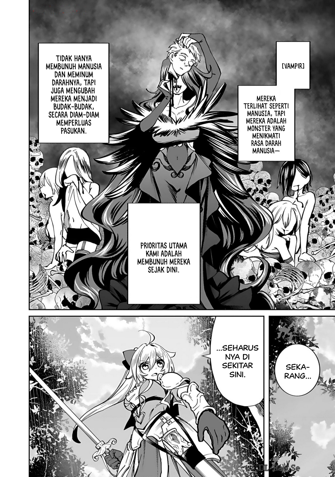 A Girl Who Longed to Be a "Hero" Aims to Be a "Hero" Even If She Falls Into Becoming a Vampire Chapter 1 - halaman 7