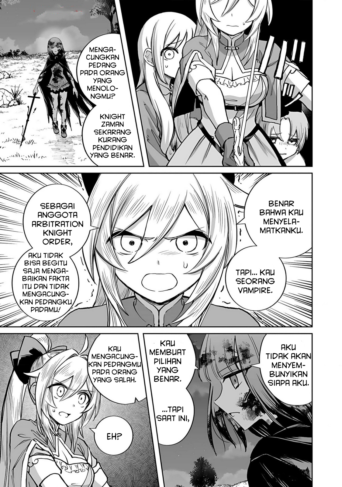 A Girl Who Longed to Be a "Hero" Aims to Be a "Hero" Even If She Falls Into Becoming a Vampire Chapter 2 - halaman 24