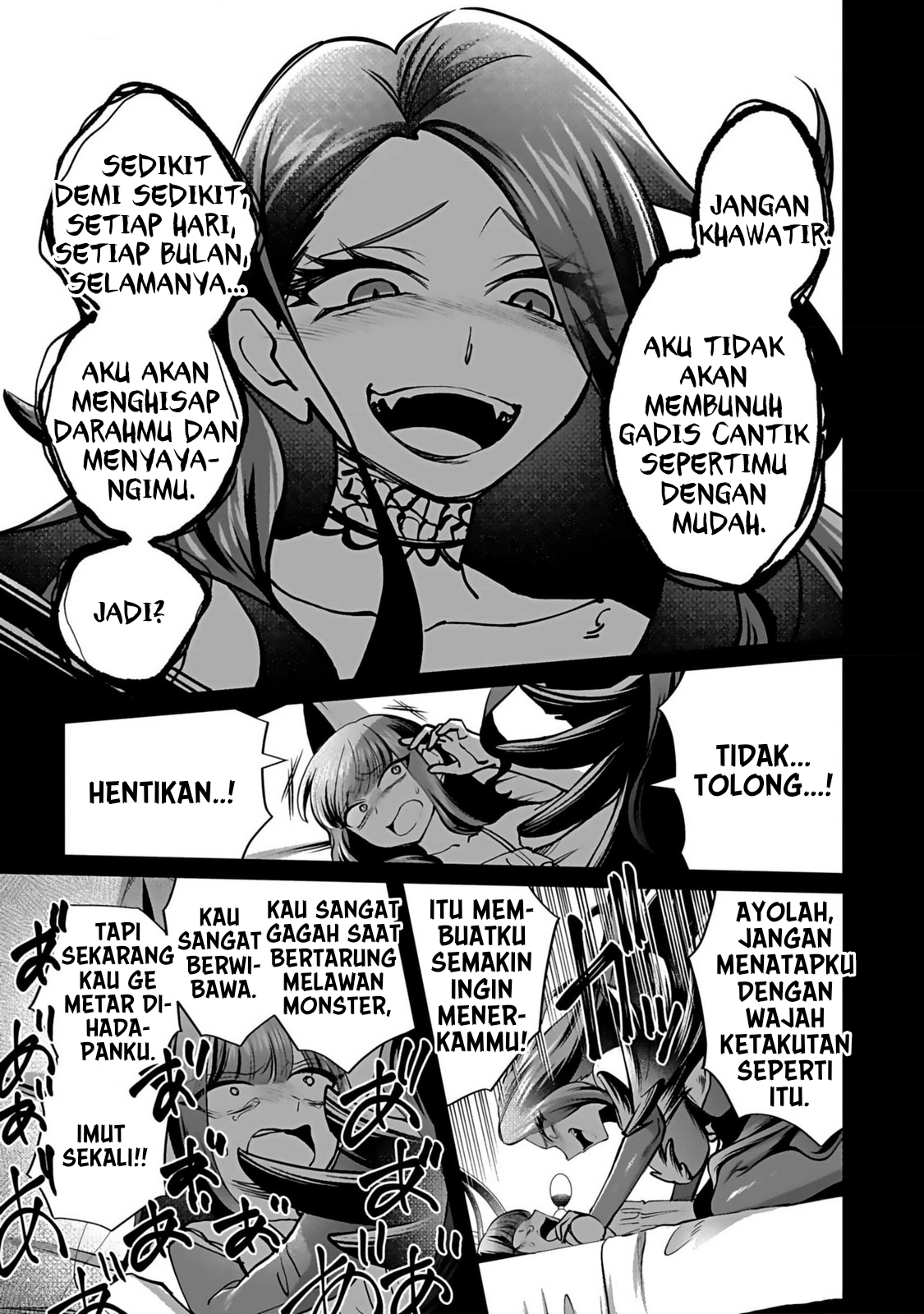 A Girl Who Longed to Be a "Hero" Aims to Be a "Hero" Even If She Falls Into Becoming a Vampire Chapter 5 - halaman 25