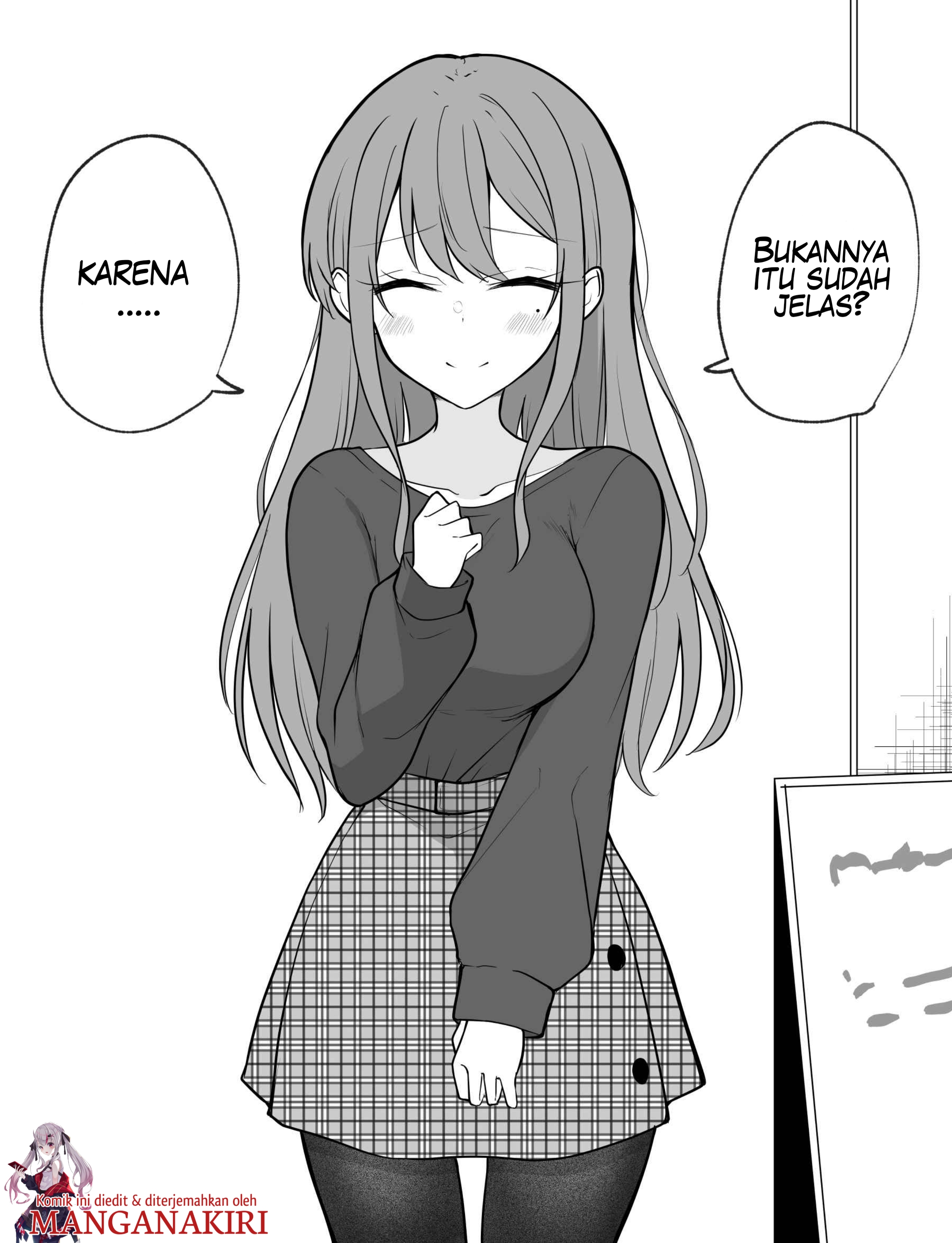 A Girl Who Seems Like a Yandere but Isn't Actually Yandere, but Is a Little Bit Yandere Chapter 1 - halaman 2