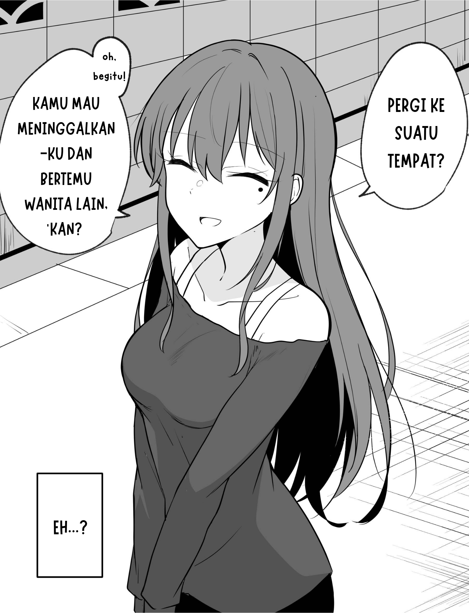 A Girl Who Seems Like a Yandere but Isn't Actually Yandere, but Is a Little Bit Yandere Chapter 6 - halaman 2