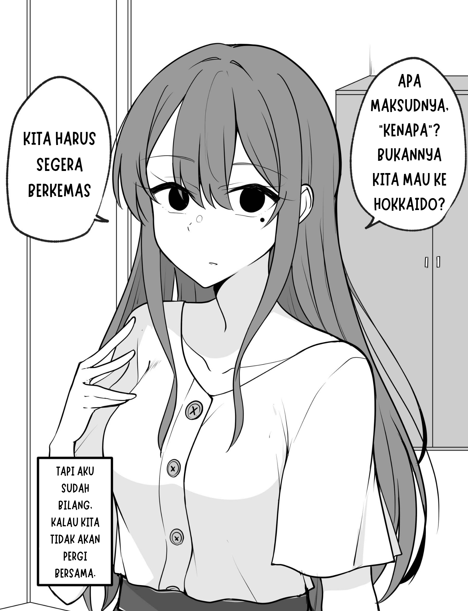 A Girl Who Seems Like a Yandere but Isn't Actually Yandere, but Is a Little Bit Yandere Chapter 7 - halaman 2