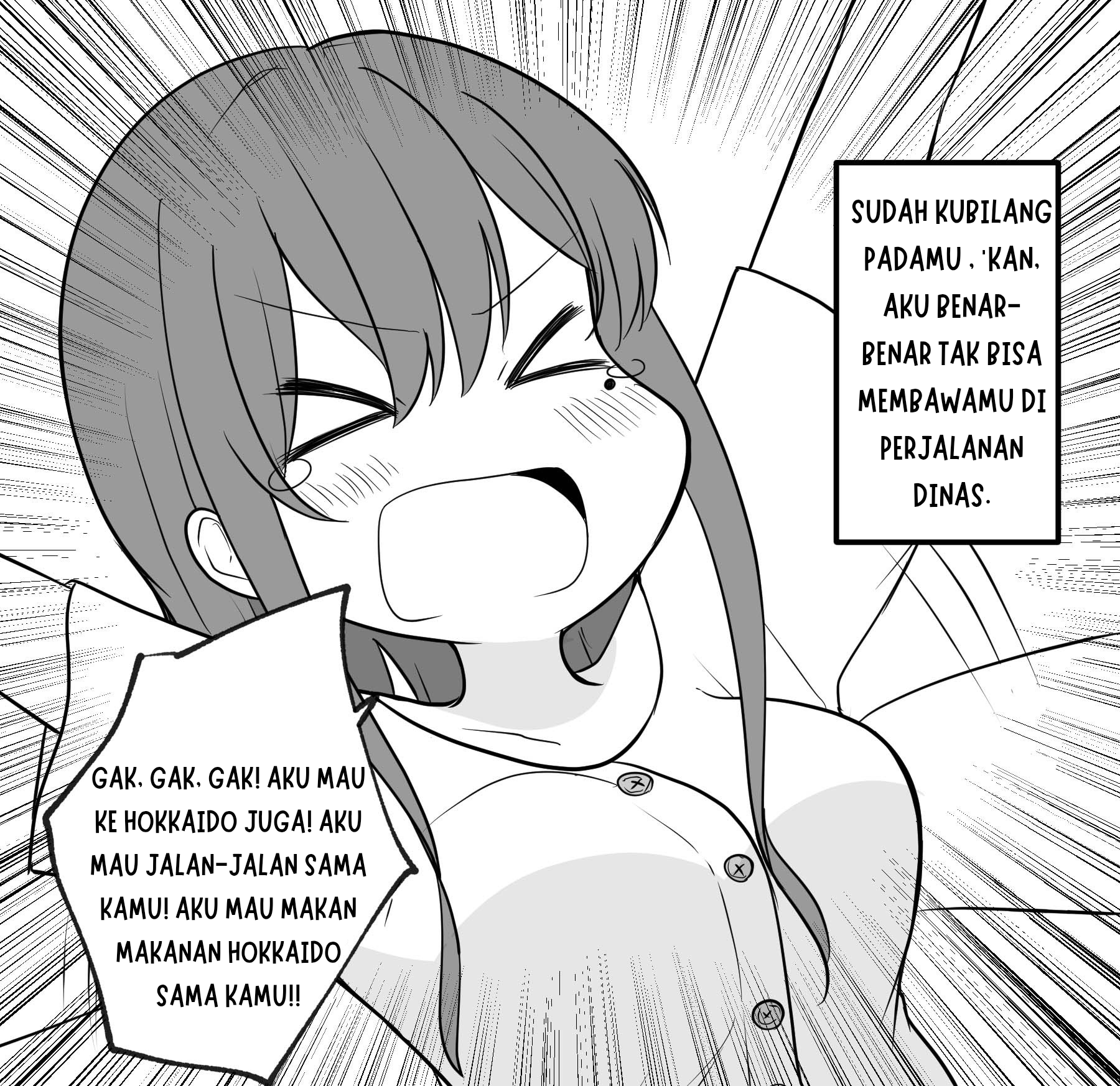 A Girl Who Seems Like a Yandere but Isn't Actually Yandere, but Is a Little Bit Yandere Chapter 7 - halaman 4