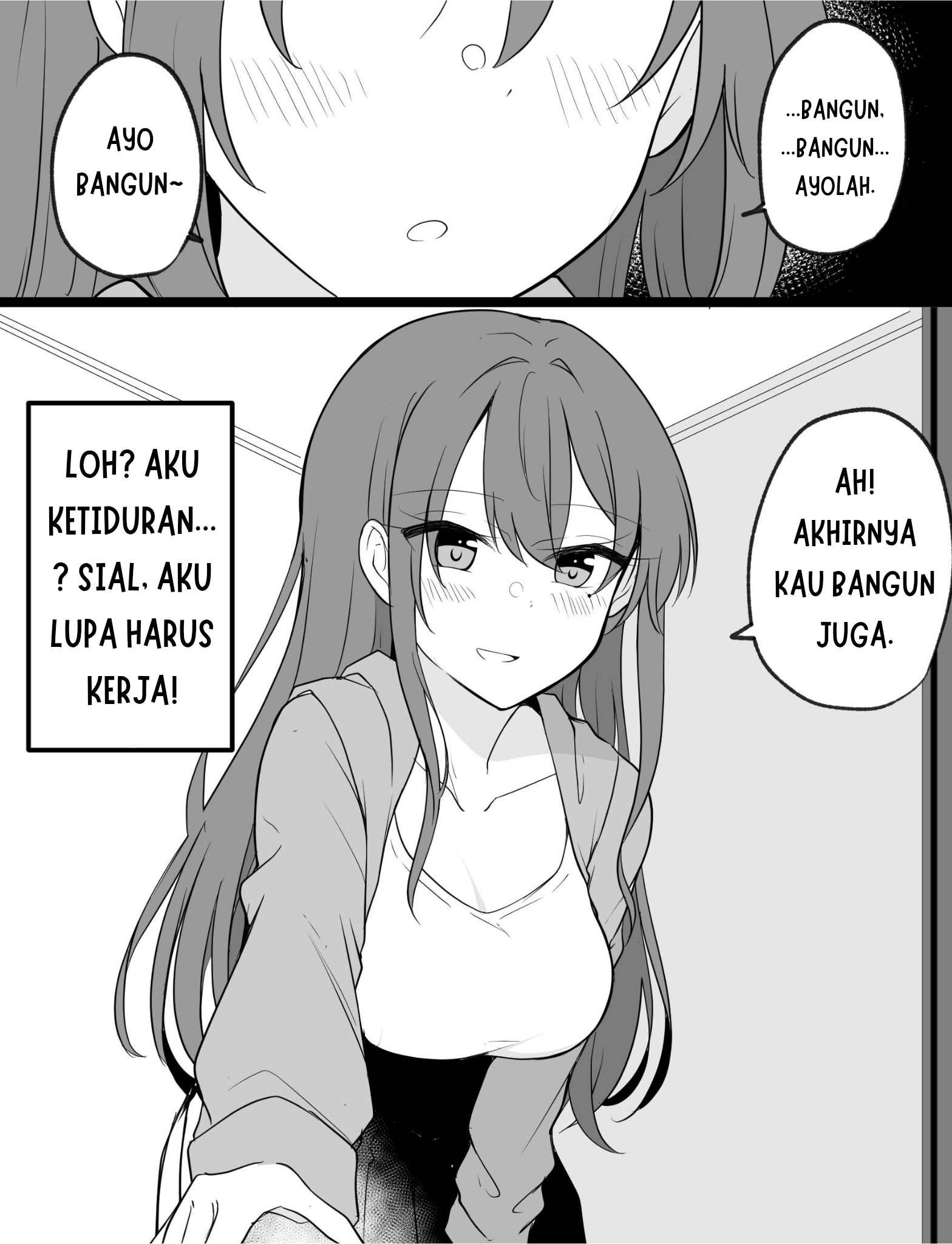 A Girl Who Seems Like a Yandere but Isn't Actually Yandere, but Is a Little Bit Yandere Chapter 8 - halaman 1
