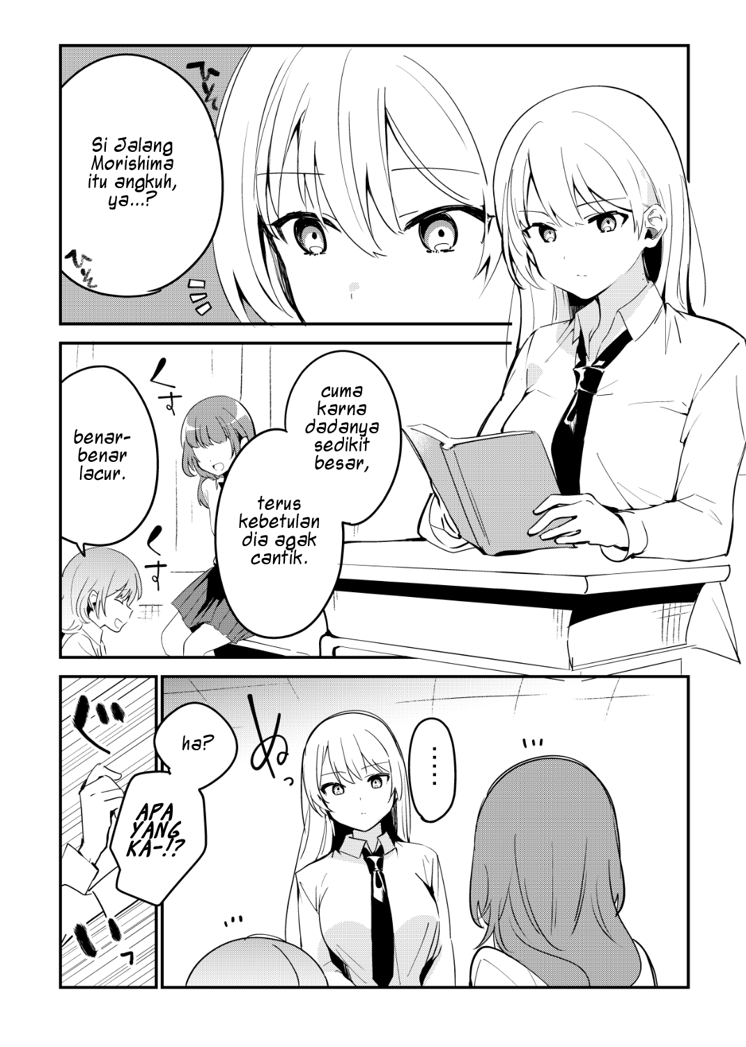 A Girl Whose Breasts Are a Little Big and Is Kinda Pretty Chapter 1 - halaman 1