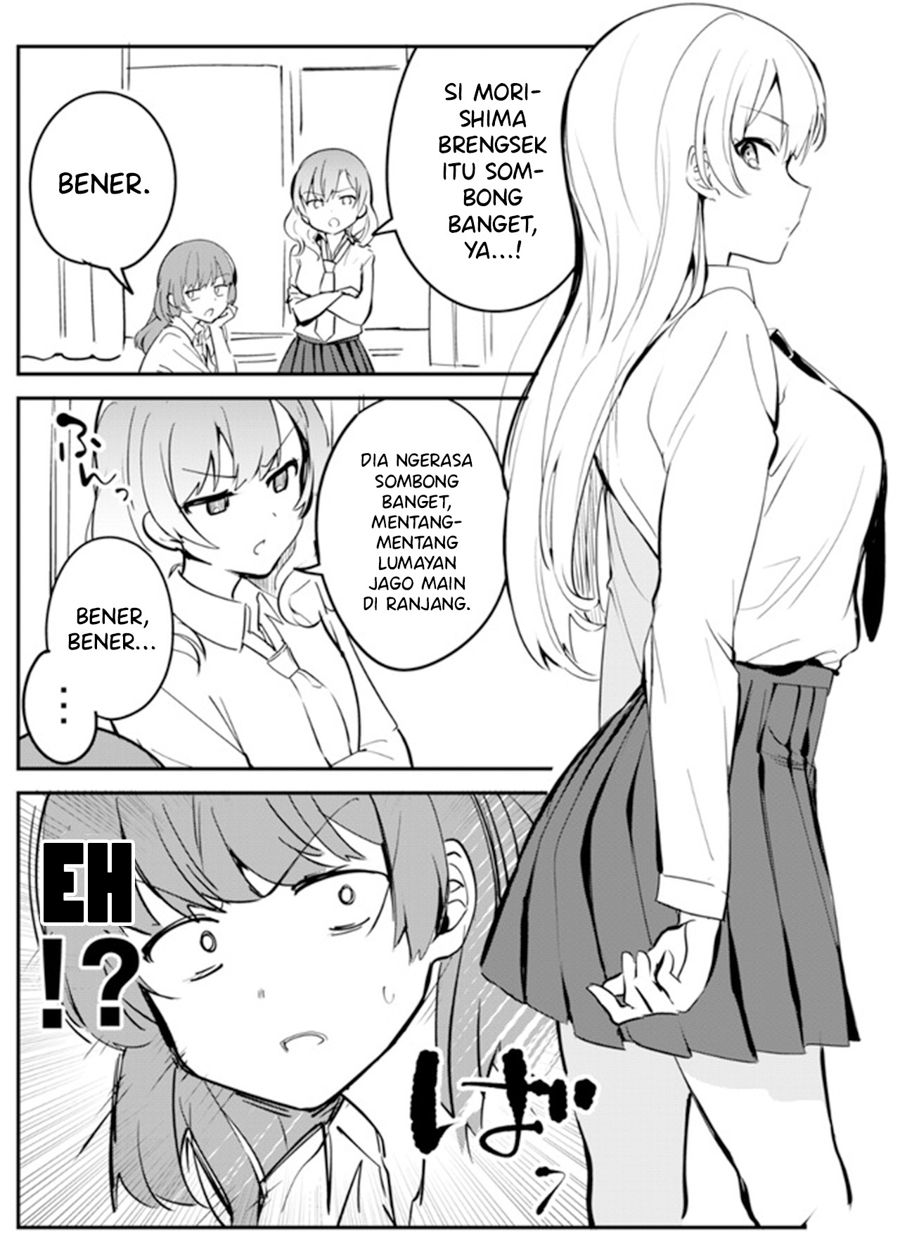 A Girl Whose Breasts Are a Little Big and Is Kinda Pretty Chapter 2 - halaman 1