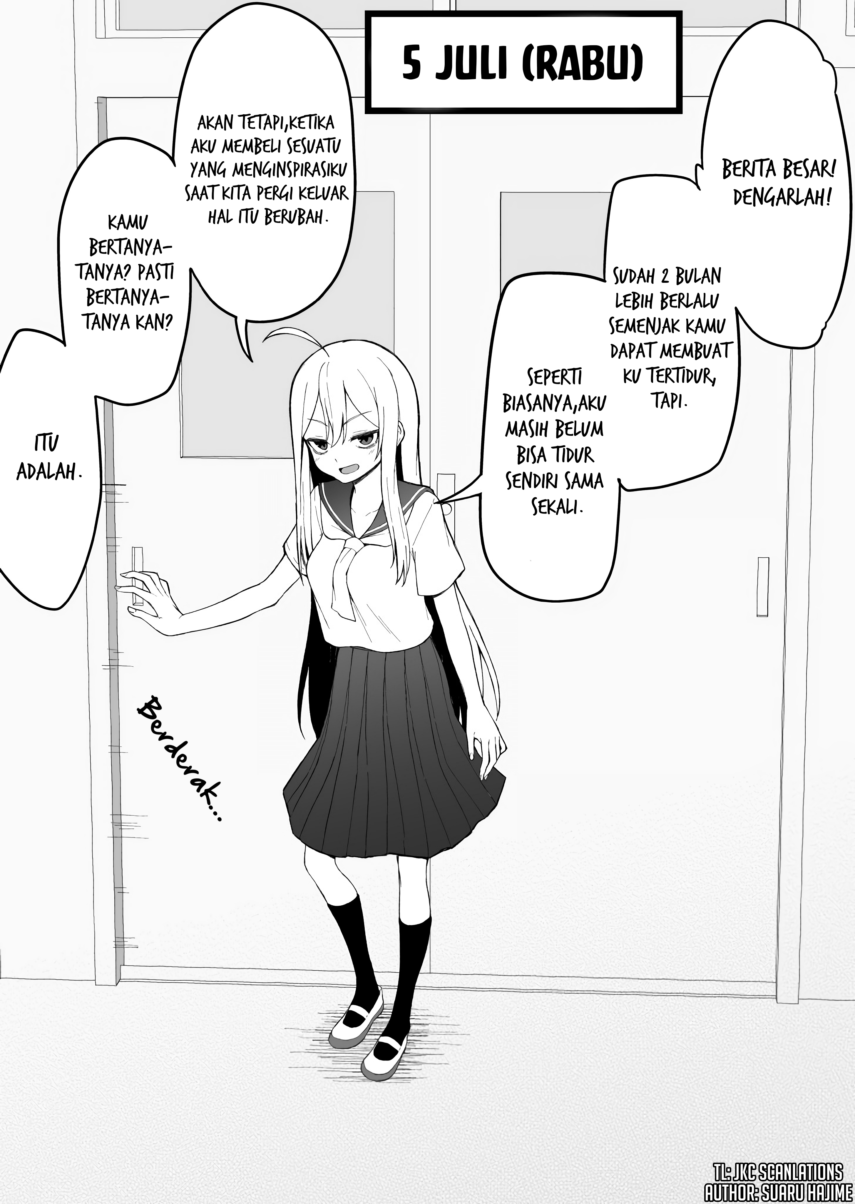 A Girl Whose Dark Circles in Her Eyes Disappear as the Story Progresses Chapter 10 - halaman 1