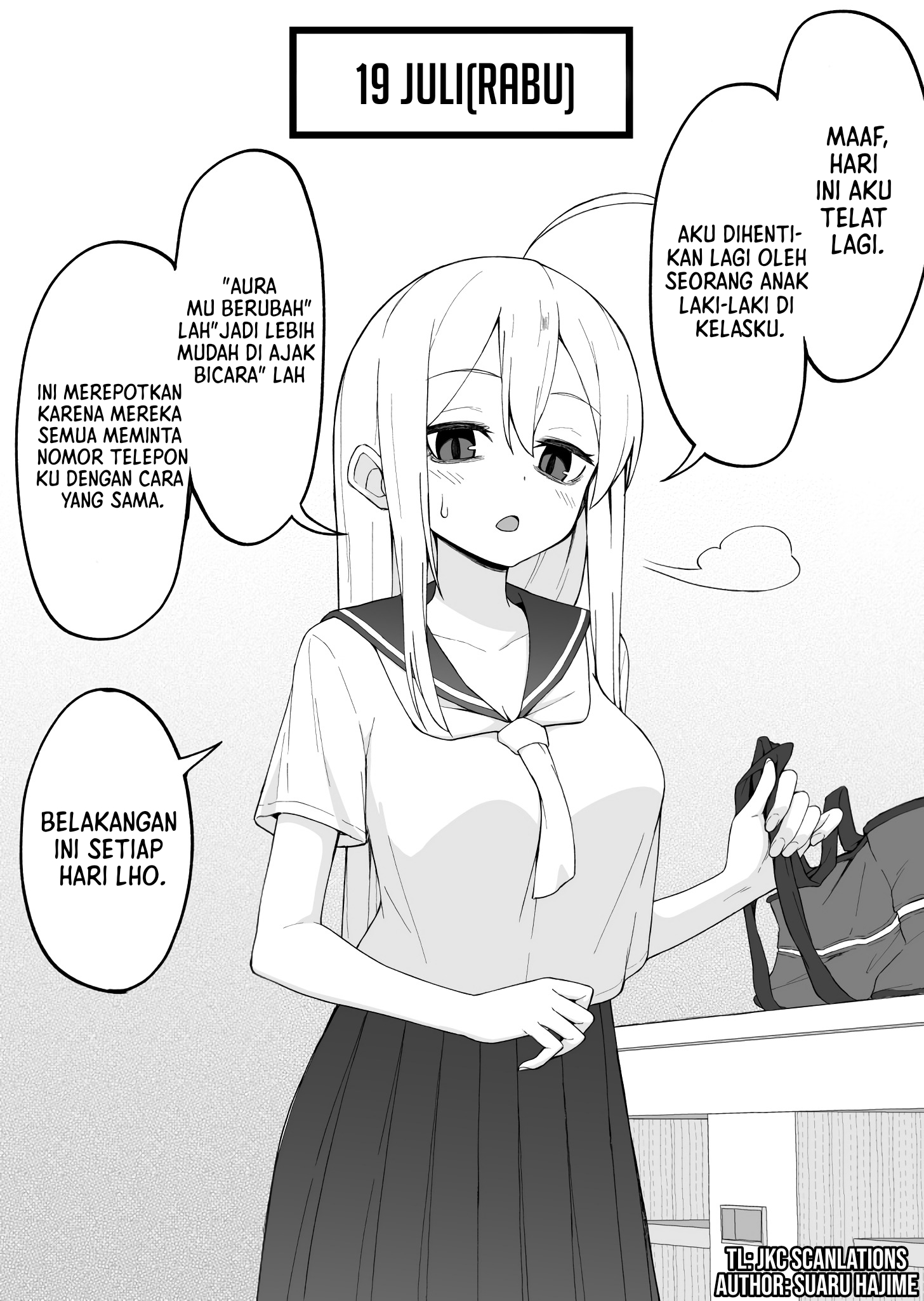 A Girl Whose Dark Circles in Her Eyes Disappear as the Story Progresses Chapter 11 - halaman 1