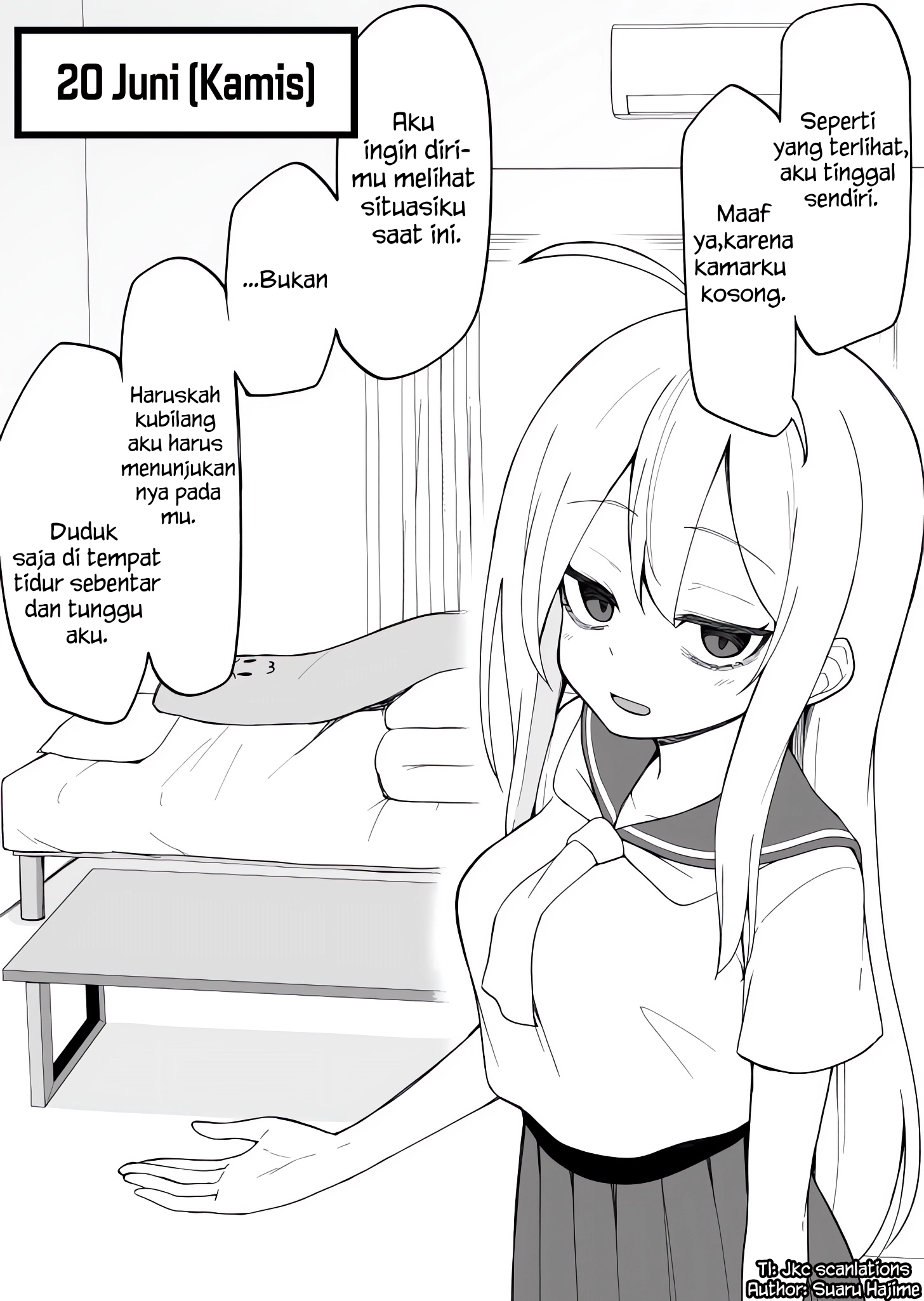 A Girl Whose Dark Circles in Her Eyes Disappear as the Story Progresses Chapter 12 - halaman 1