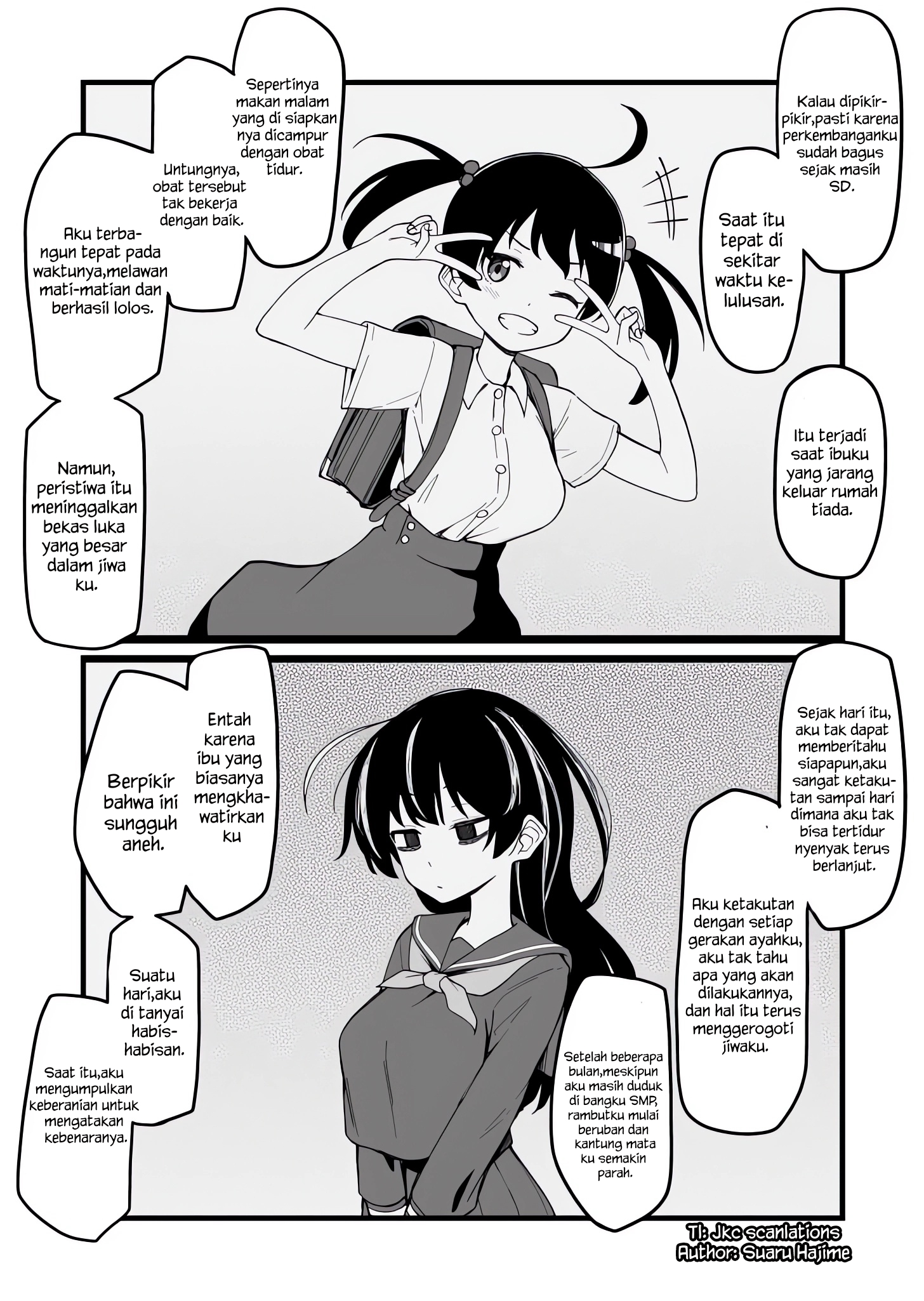 A Girl Whose Dark Circles in Her Eyes Disappear as the Story Progresses Chapter 12 - halaman 3