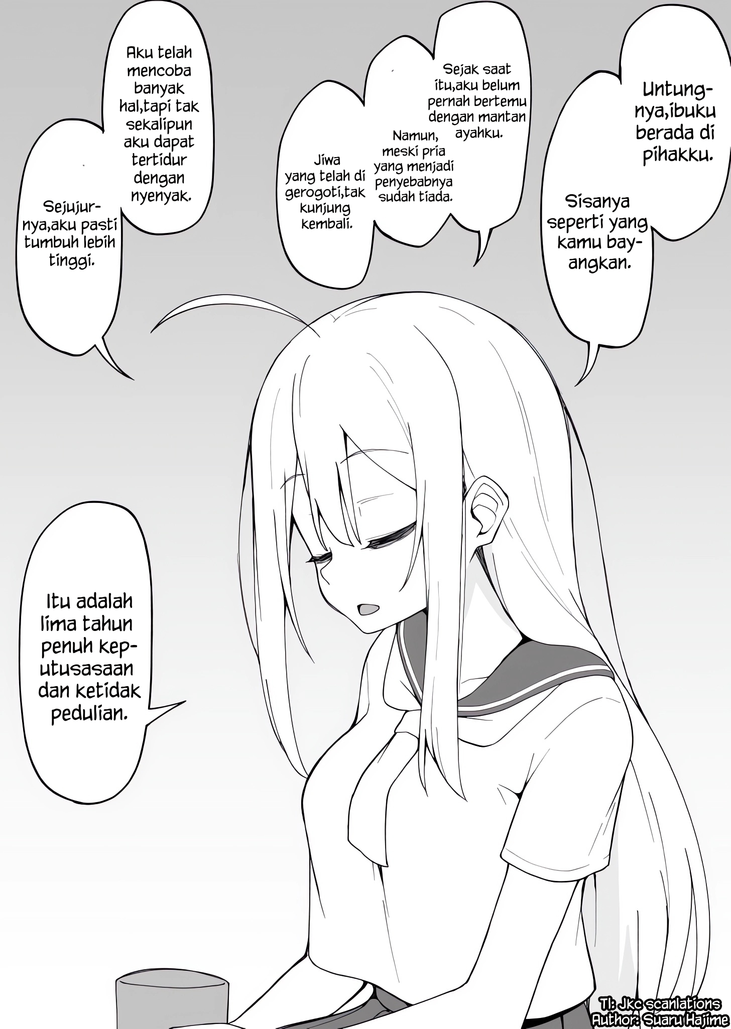 A Girl Whose Dark Circles in Her Eyes Disappear as the Story Progresses Chapter 12 - halaman 4