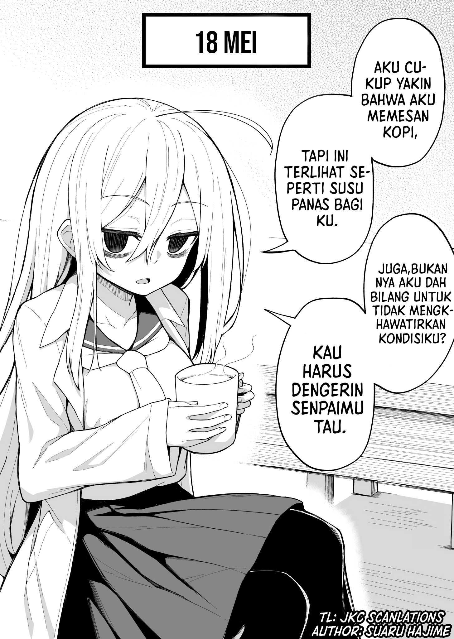 A Girl Whose Dark Circles in Her Eyes Disappear as the Story Progresses Chapter 2 - halaman 1