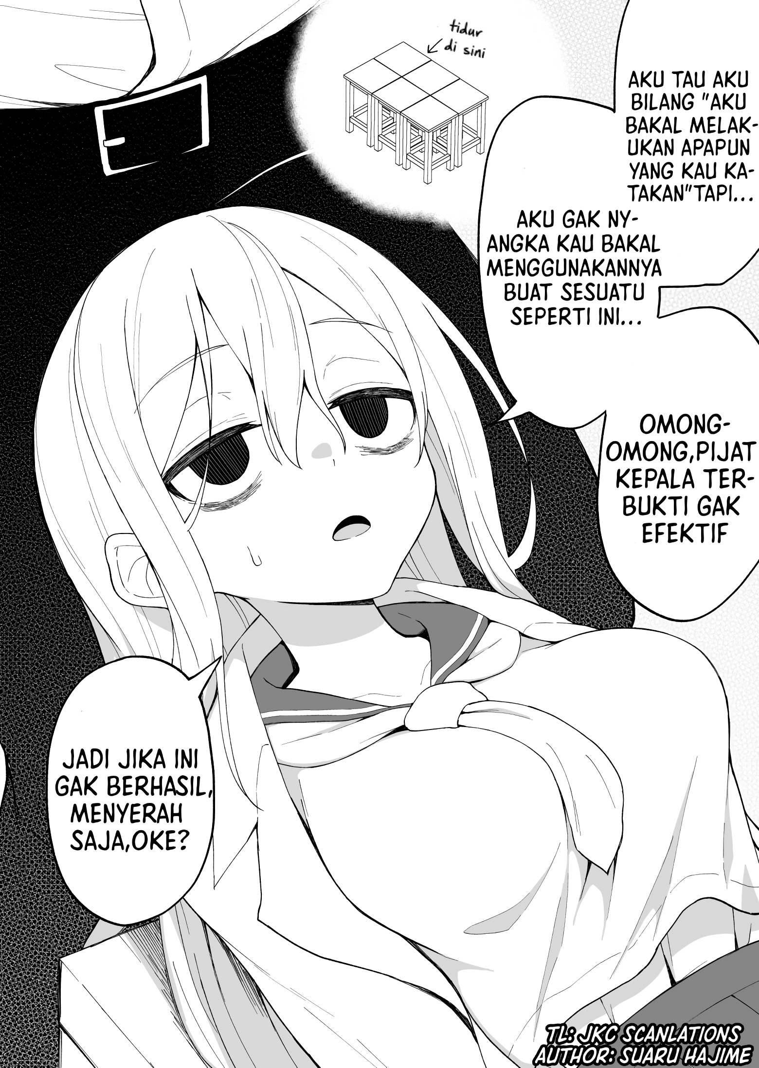 A Girl Whose Dark Circles in Her Eyes Disappear as the Story Progresses Chapter 3 - halaman 1