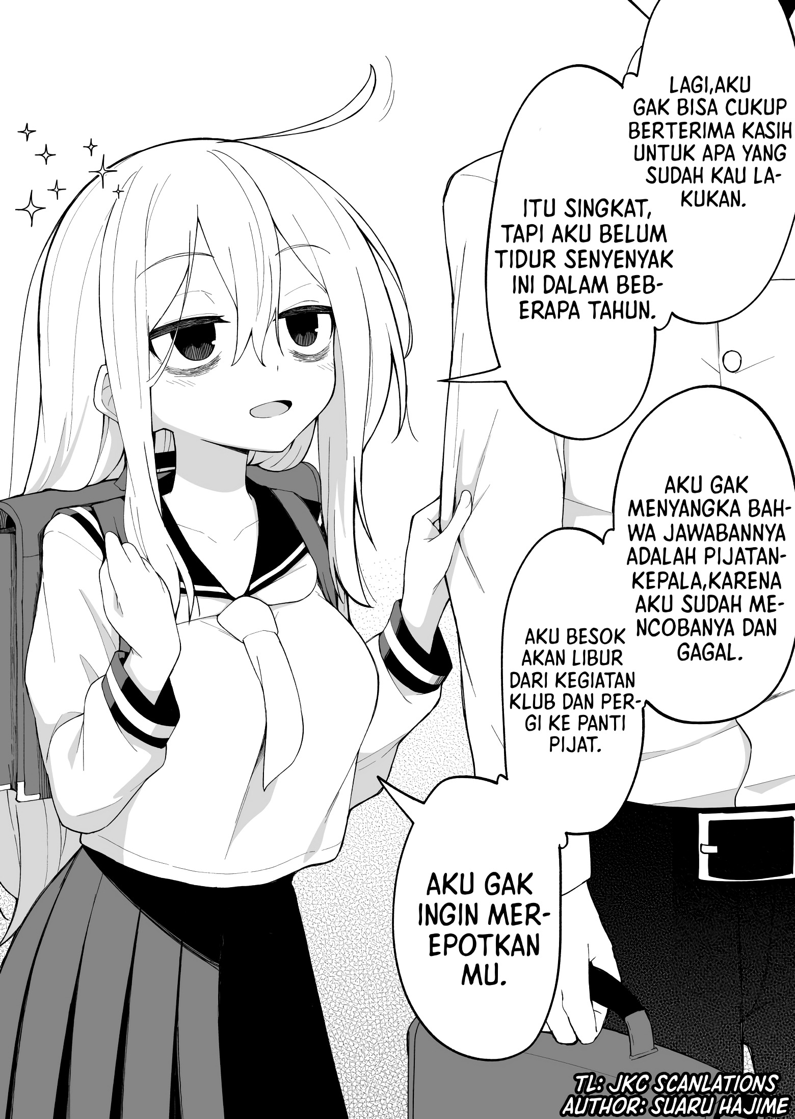 A Girl Whose Dark Circles in Her Eyes Disappear as the Story Progresses Chapter 3 - halaman 3