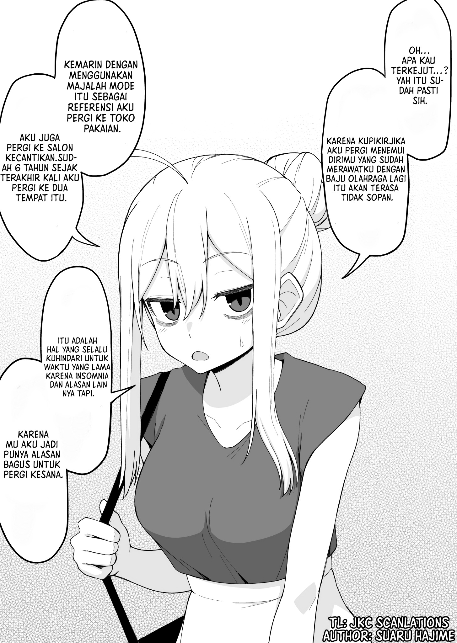 A Girl Whose Dark Circles in Her Eyes Disappear as the Story Progresses Chapter 7 - halaman 2