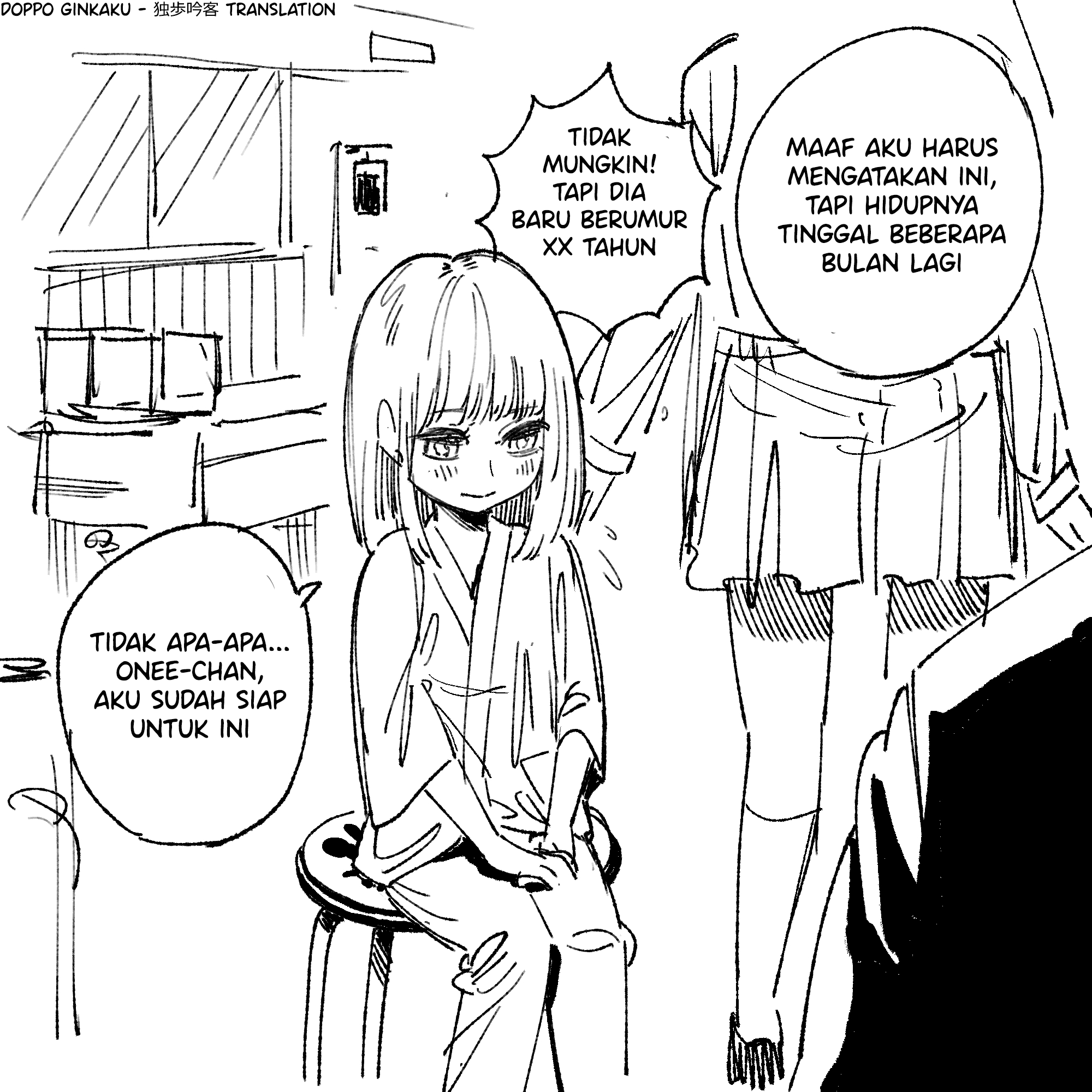 A Girl Whose Short Lifespan Will Extend By 1 Year With Each Like Or Retweet Chapter 1 - halaman 1