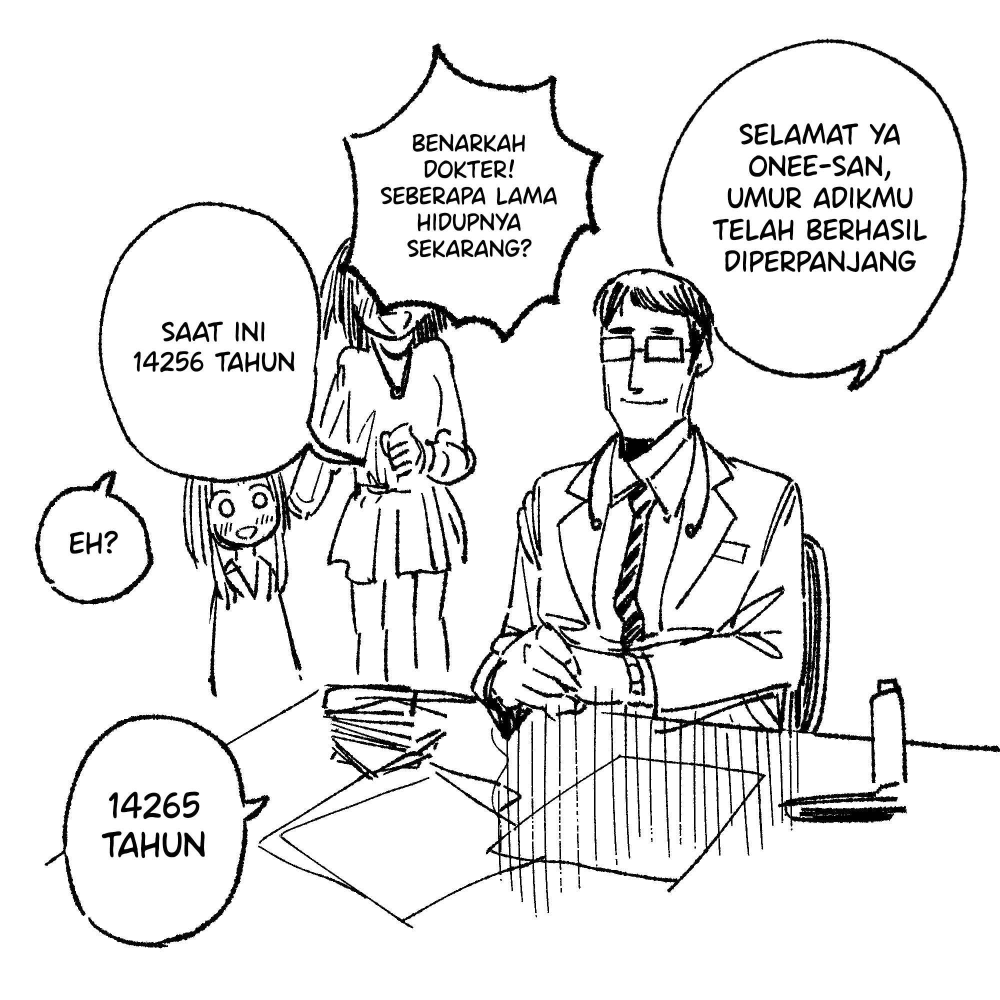 A Girl Whose Short Lifespan Will Extend By 1 Year With Each Like Or Retweet Chapter 2 - halaman 1