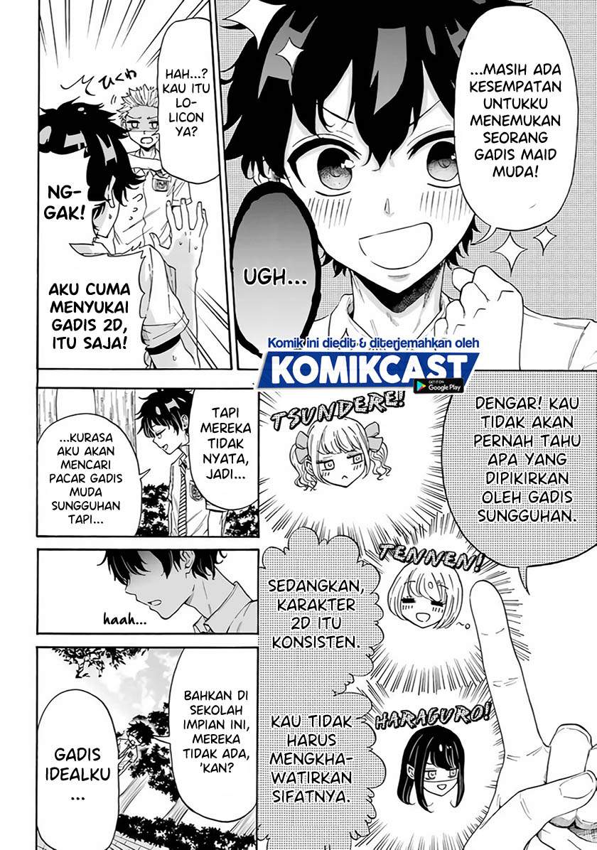 A Gyaru and Otaku who have entered a school where they will have to dropout if they cannot get a lover! Chapter 0.1 - halaman 5