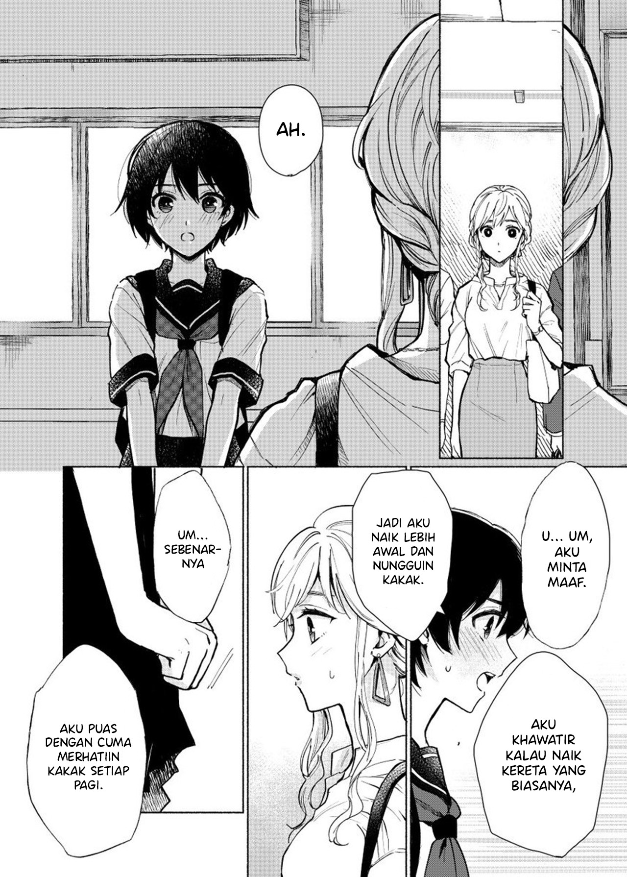A High School Girl Who Admires the Onee-san She Sees On the Train Every Morning Chapter 0 - halaman 11