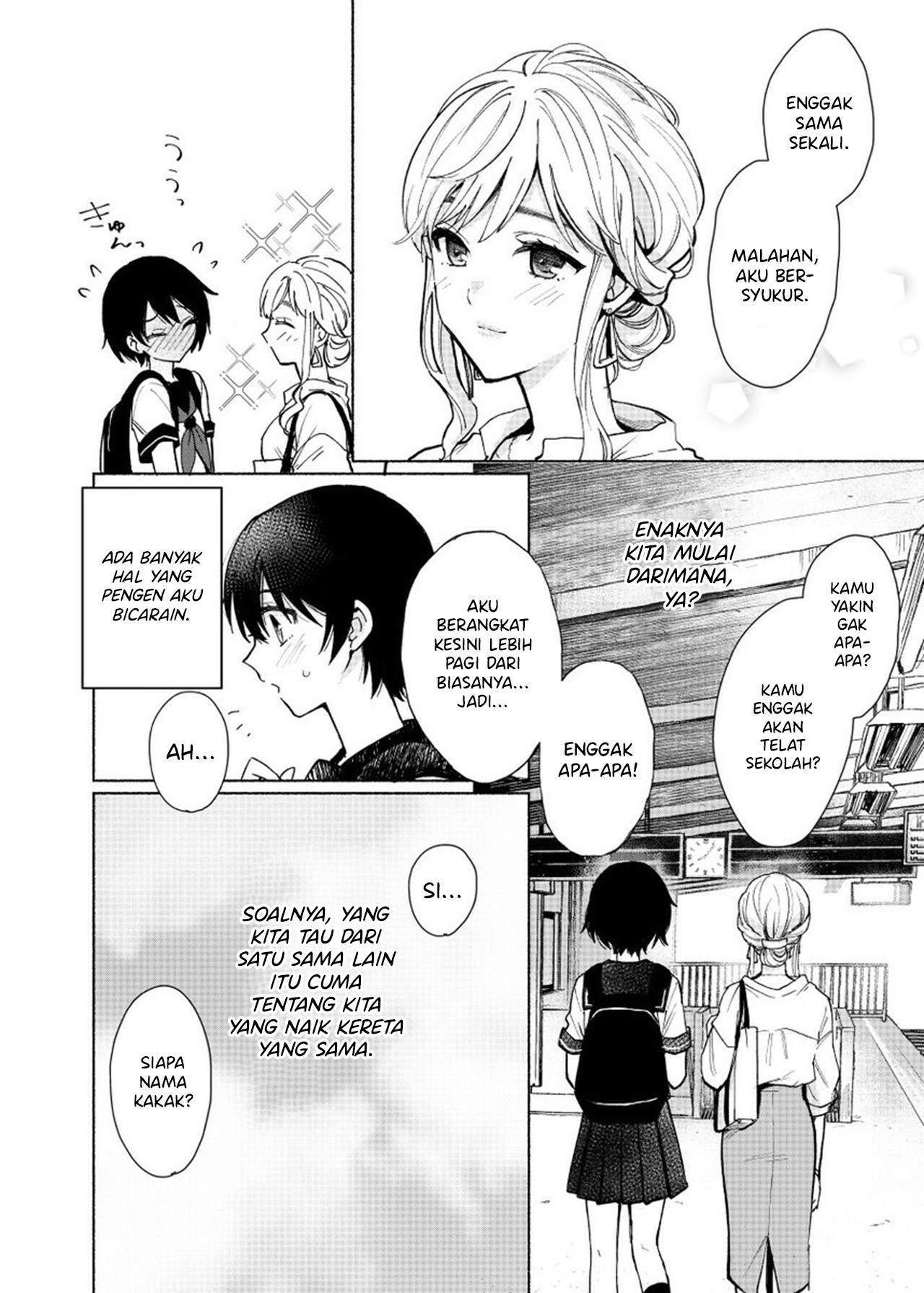 A High School Girl Who Admires the Onee-san She Sees On the Train Every Morning Chapter 0 - halaman 13