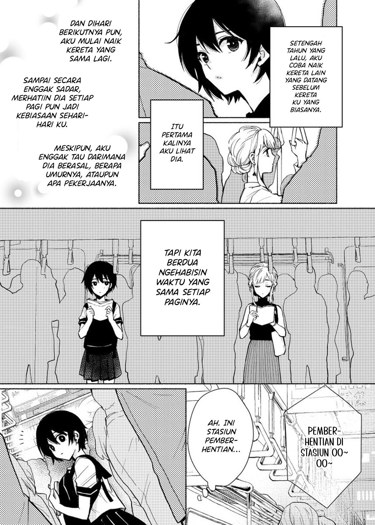 A High School Girl Who Admires the Onee-san She Sees On the Train Every Morning Chapter 0 - halaman 4