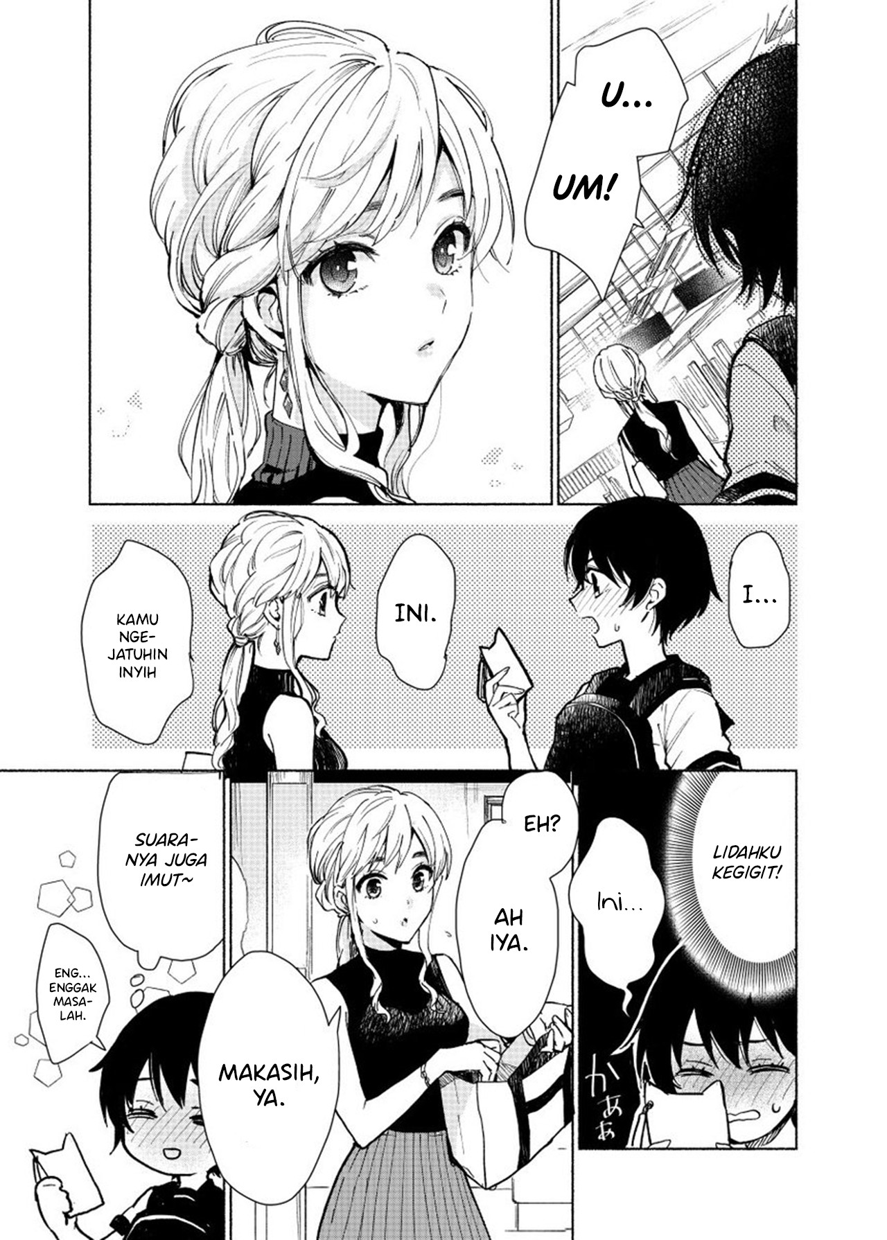 A High School Girl Who Admires the Onee-san She Sees On the Train Every Morning Chapter 0 - halaman 6