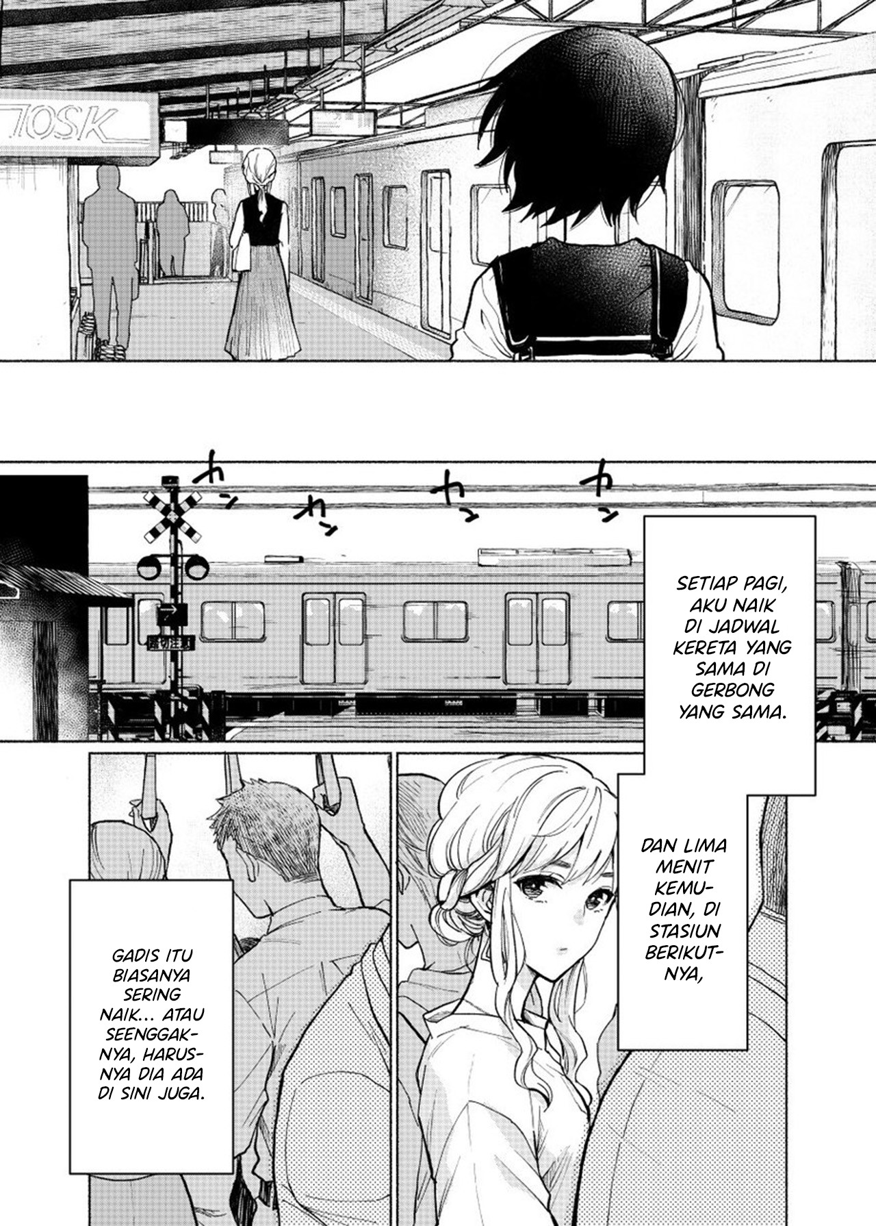 A High School Girl Who Admires the Onee-san She Sees On the Train Every Morning Chapter 0 - halaman 9