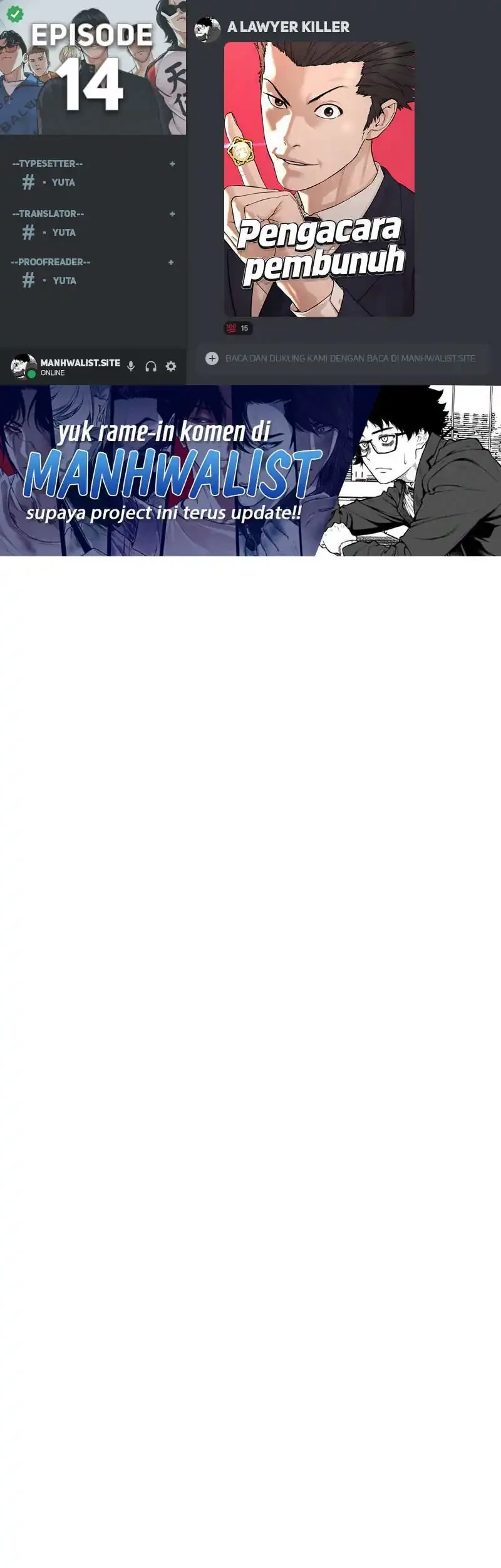 A Lawyer Killler (Killer Lawyer) Chapter 14 - halaman 1