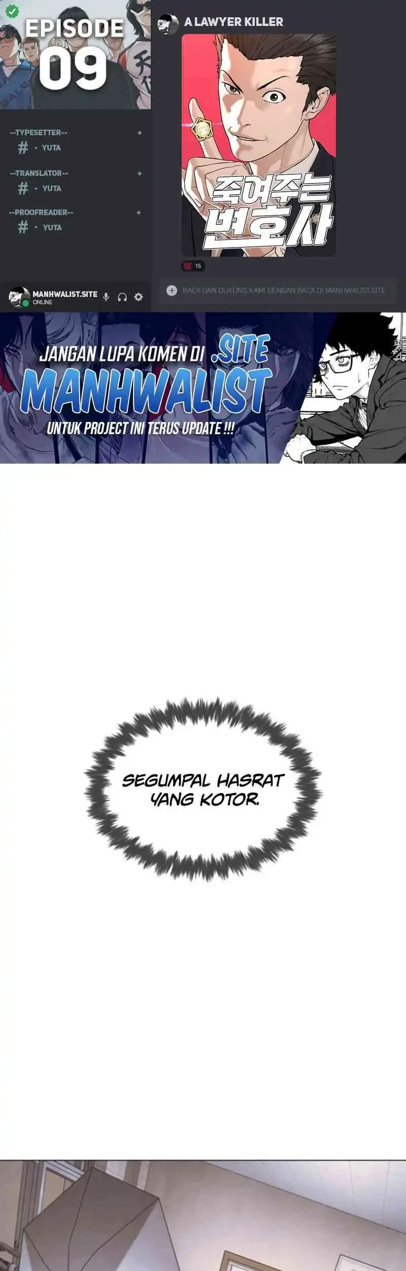 A Lawyer Killler (Killer Lawyer) Chapter 9 - halaman 1