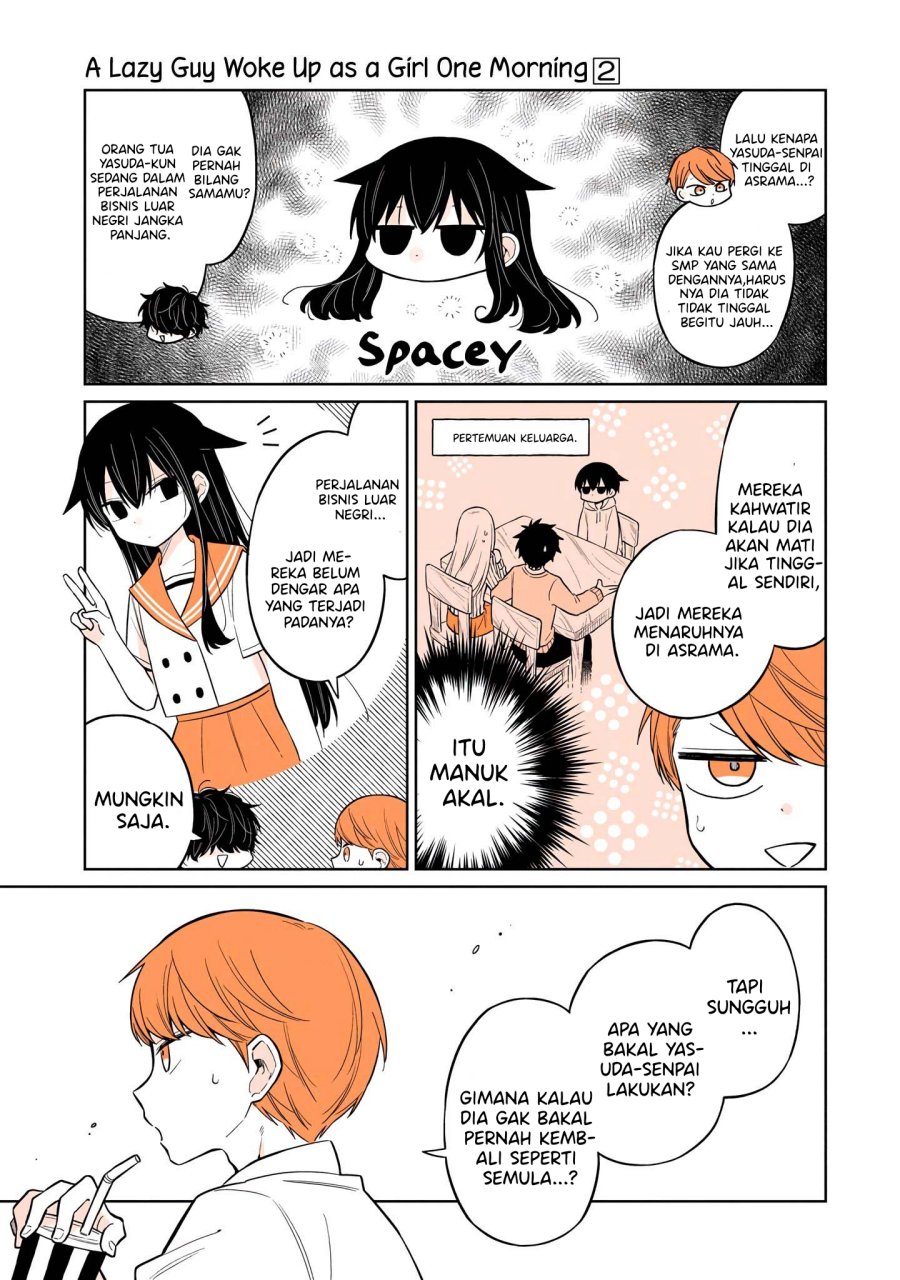 A Lazy Guy Woke Up as a Girl One Morning Chapter 12 - halaman 14