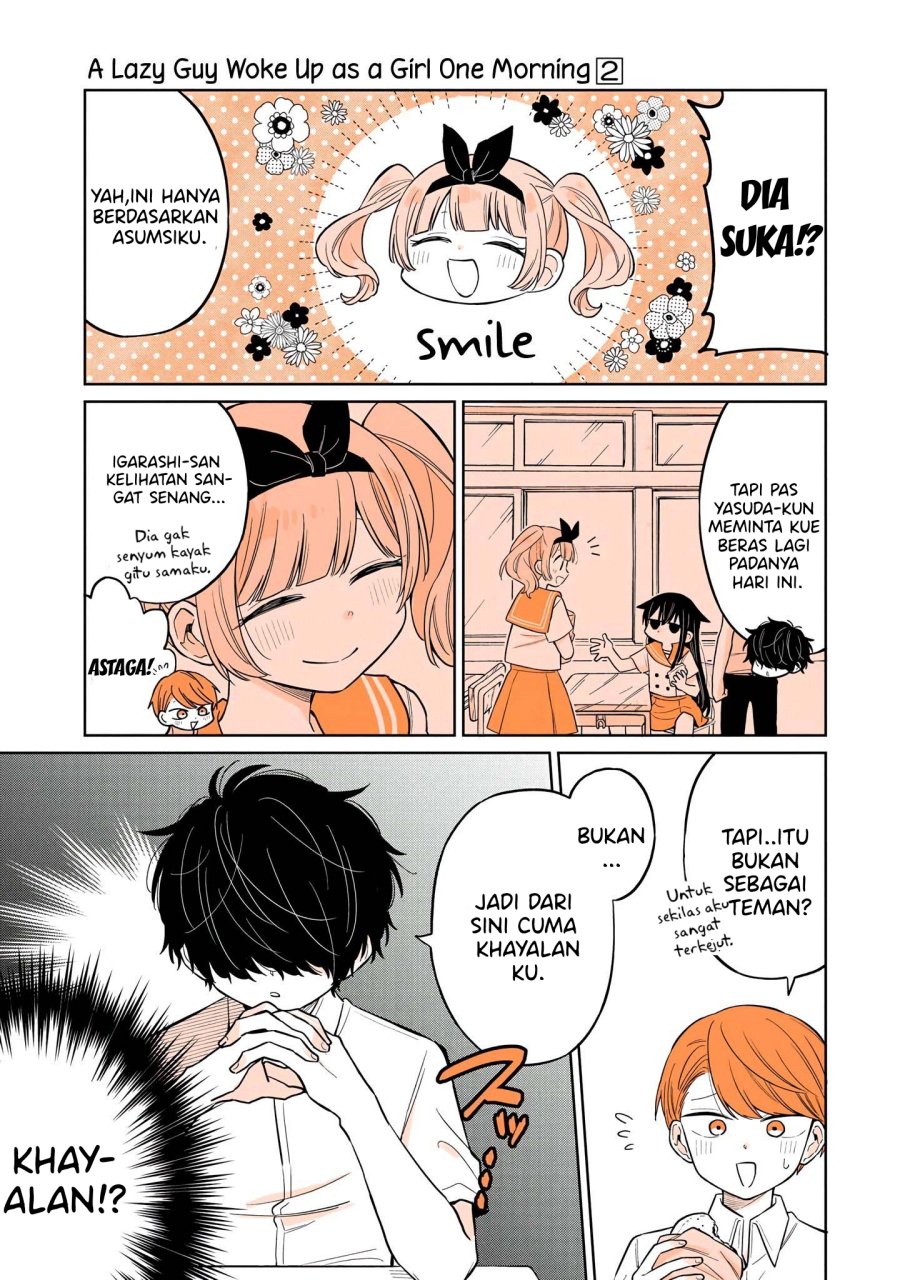 A Lazy Guy Woke Up as a Girl One Morning Chapter 12 - halaman 6