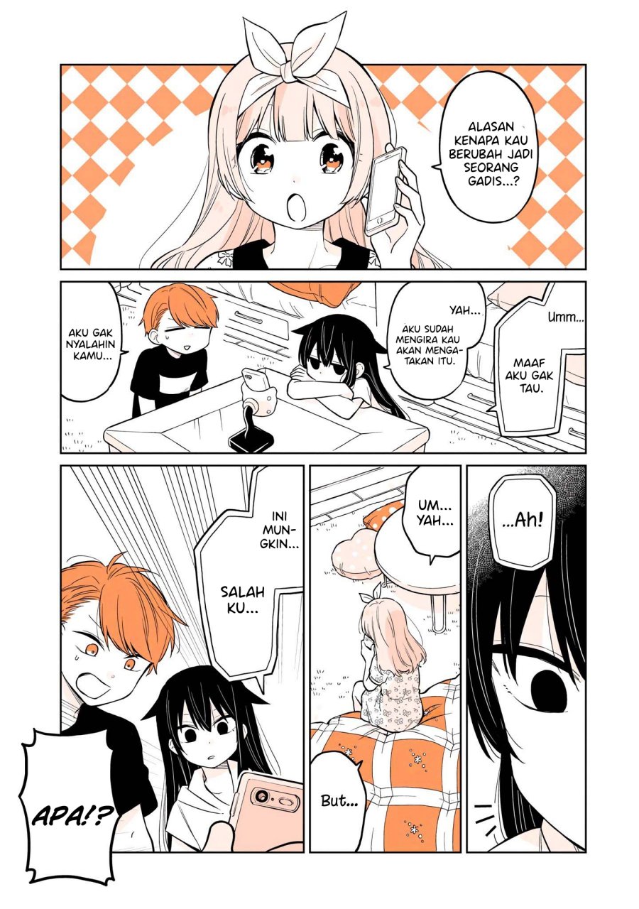A Lazy Guy Woke Up as a Girl One Morning Chapter 15.1 - halaman 8