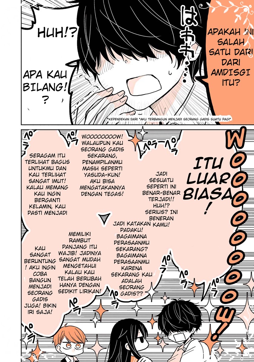 A Lazy Guy Woke Up as a Girl One Morning Chapter 3 - halaman 7