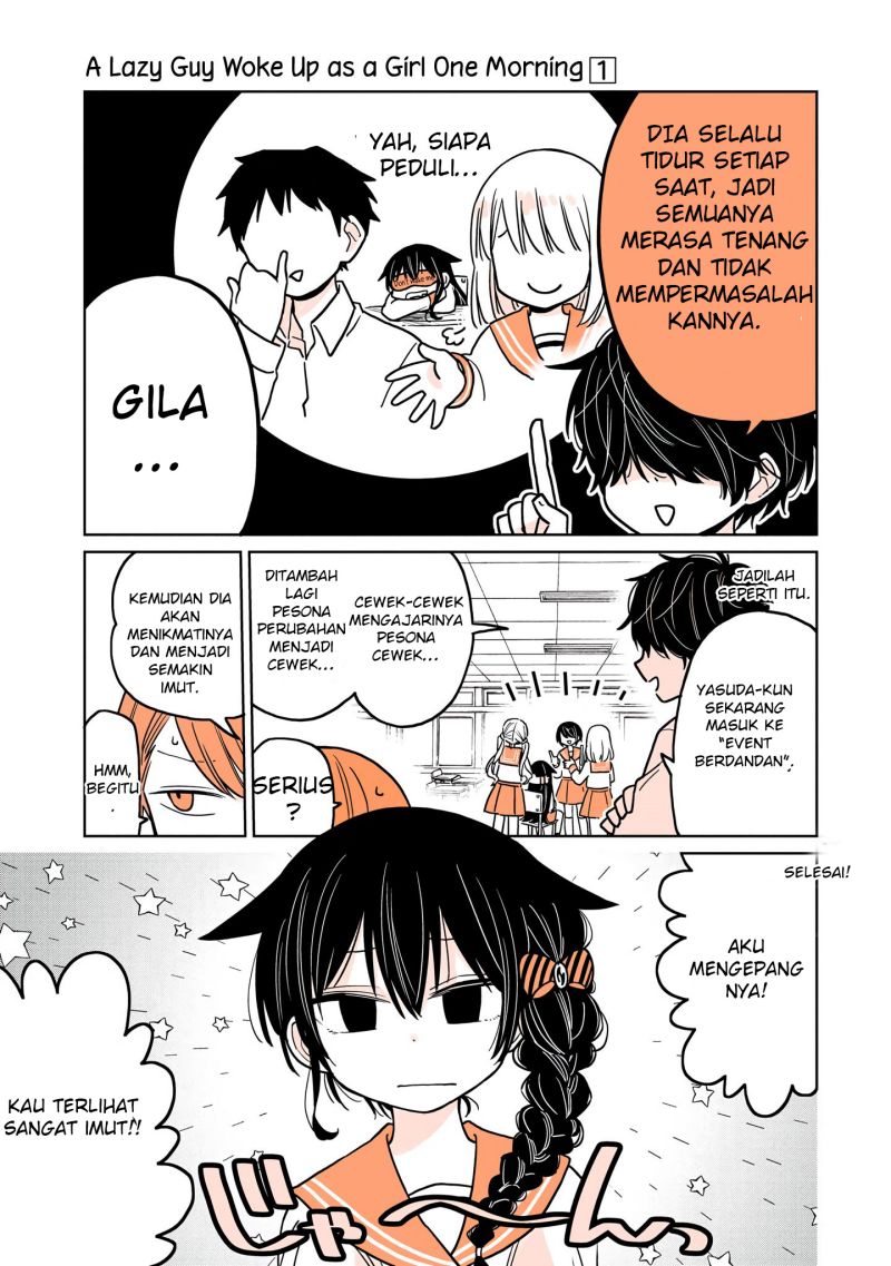 A Lazy Guy Woke Up as a Girl One Morning Chapter 4 - halaman 10