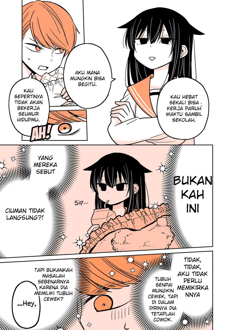 A Lazy Guy Woke Up as a Girl One Morning Chapter 4 - halaman 16