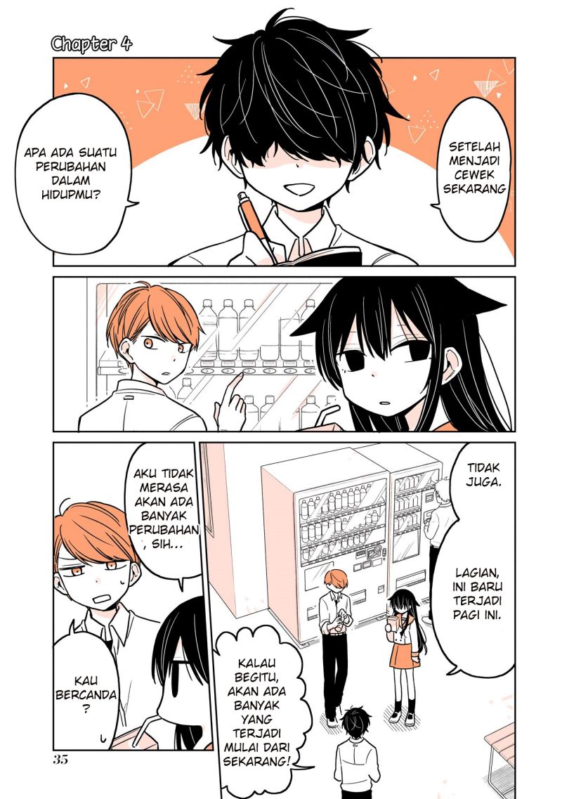 A Lazy Guy Woke Up as a Girl One Morning Chapter 4 - halaman 2