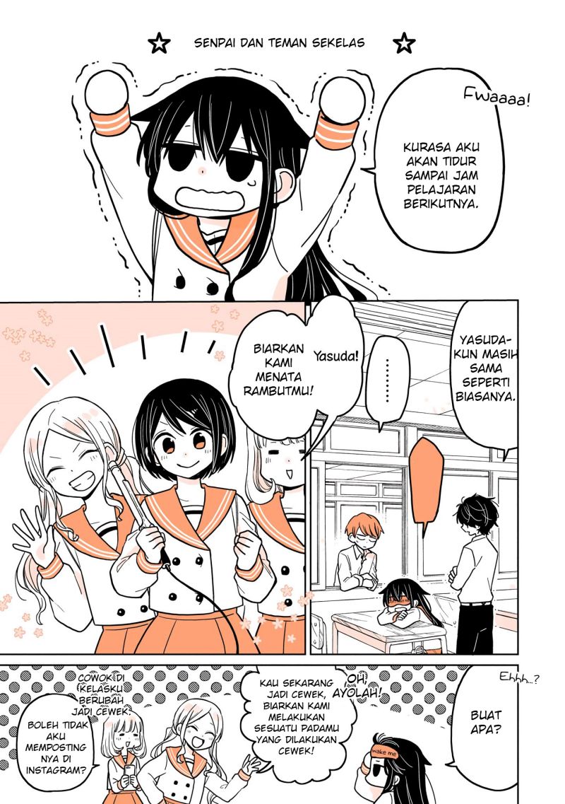 A Lazy Guy Woke Up as a Girl One Morning Chapter 4 - halaman 8