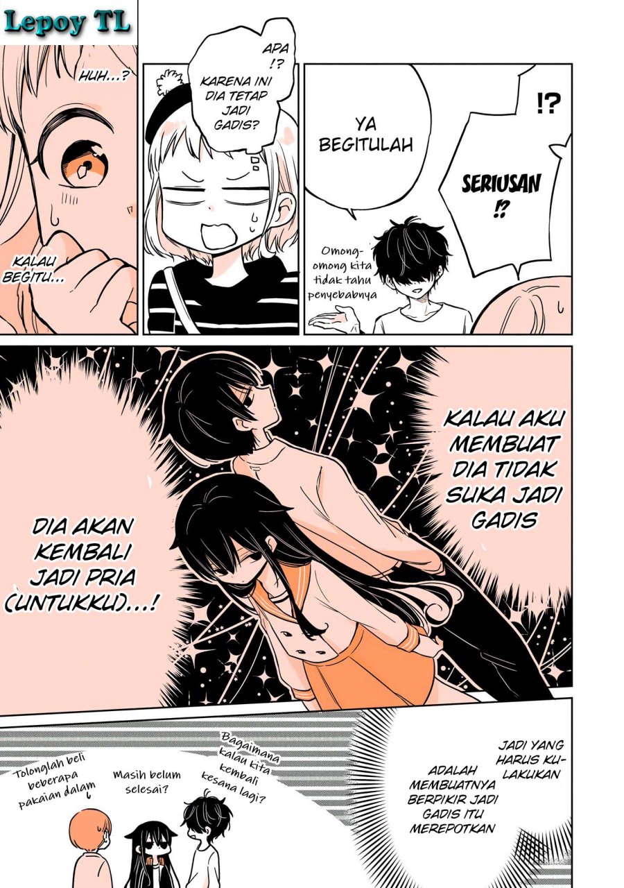 A Lazy Guy Woke Up as a Girl One Morning Chapter 6 - halaman 11