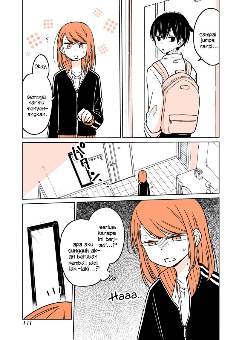 A Lazy Guy Woke Up as a Girl One Morning Chapter 8.2 - halaman 8