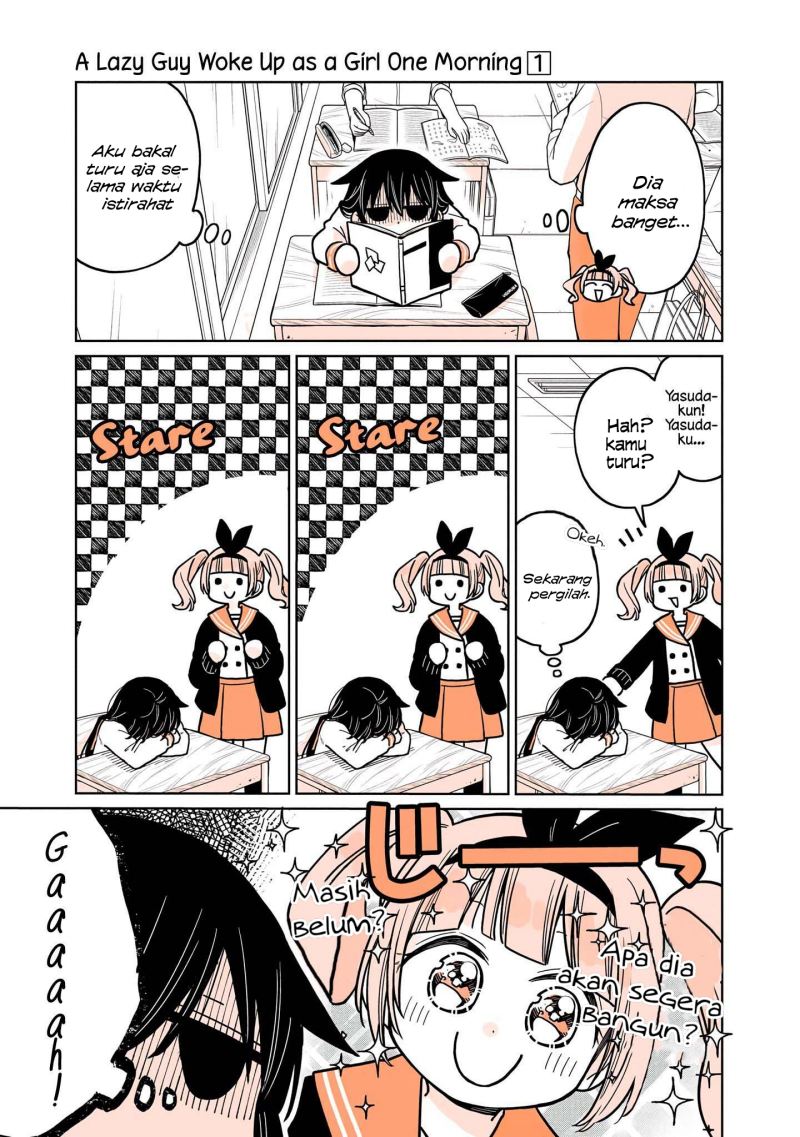 A Lazy Guy Woke Up as a Girl One Morning Chapter 8 - halaman 12