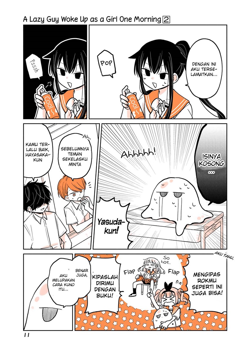 A Lazy Guy Woke Up as a Girl One Morning Chapter 9 - halaman 13
