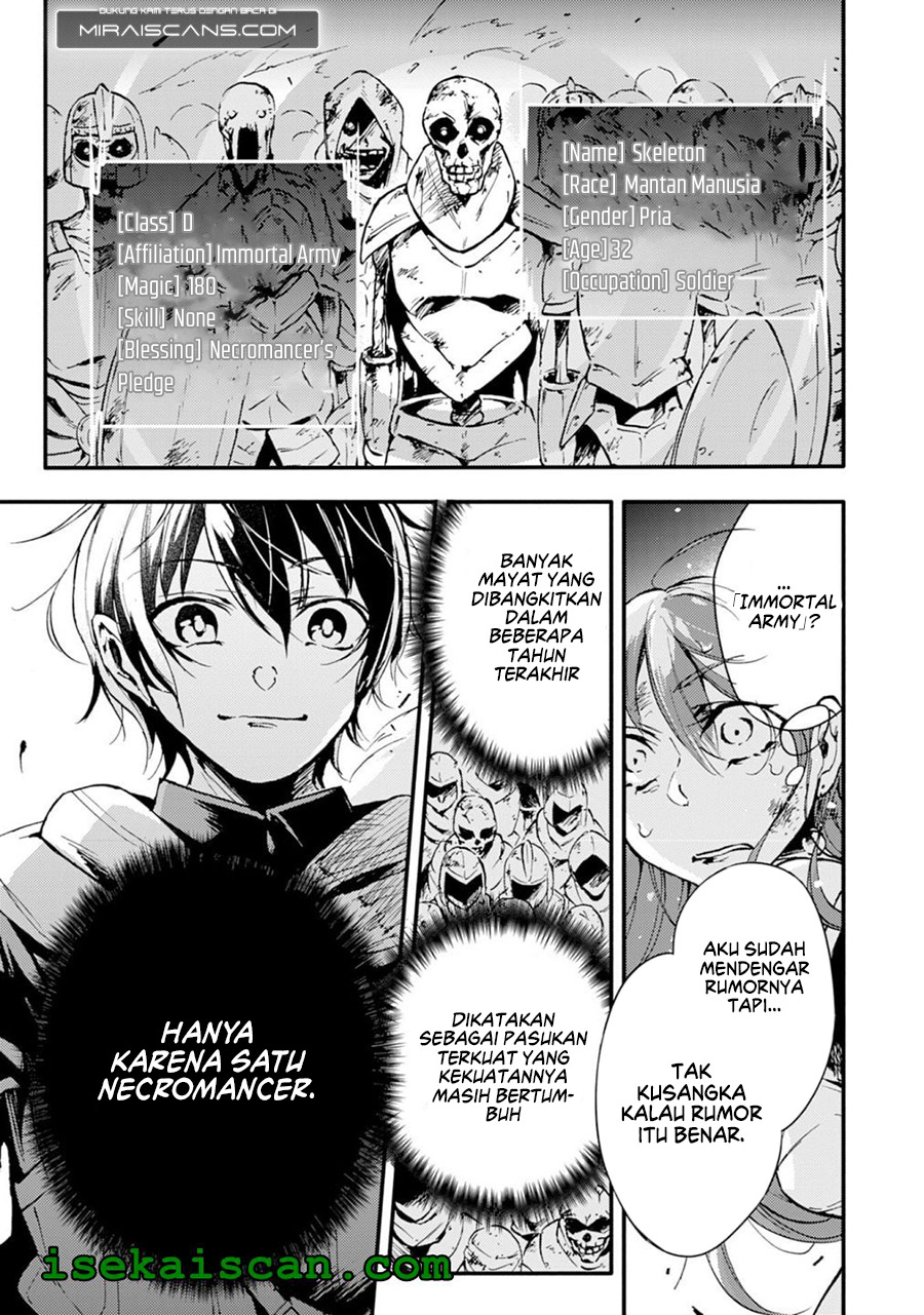 A Lone Necromancer Who Leads an Army of Immortals, Changed His Job to Become an SSS Rank Adventurer Chapter 1 - halaman 6