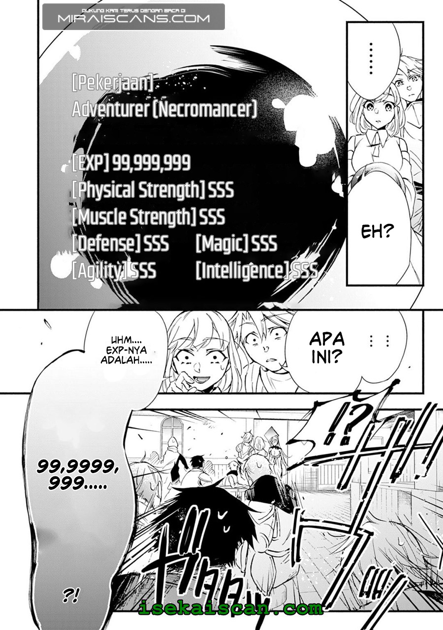 A Lone Necromancer Who Leads an Army of Immortals, Changed His Job to Become an SSS Rank Adventurer Chapter 2 - halaman 12