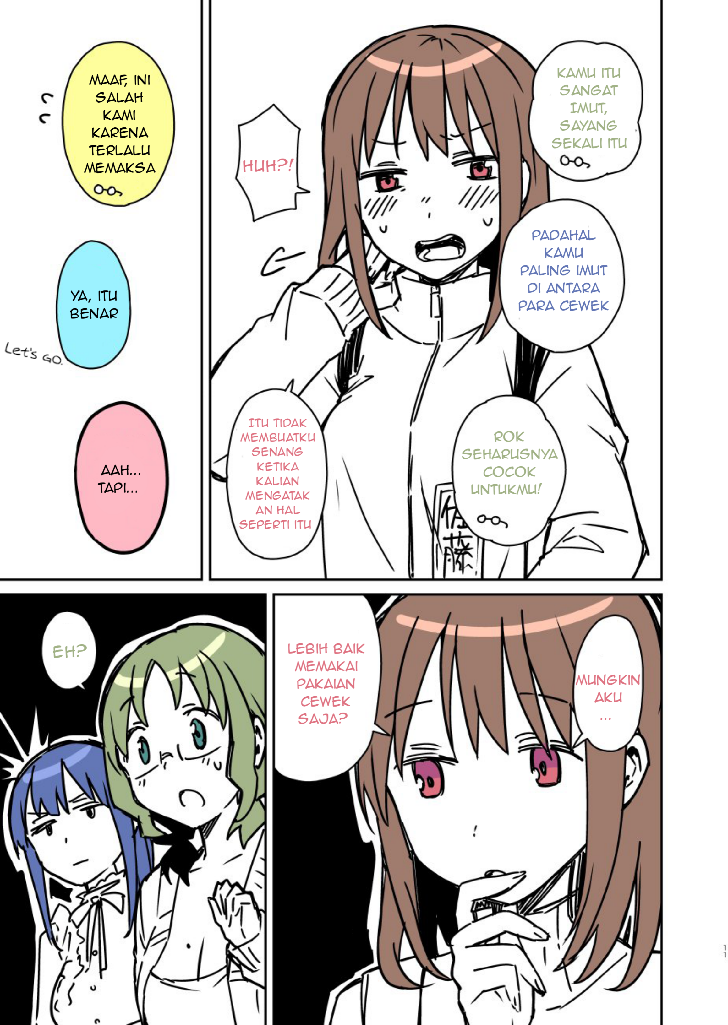 A Manga About High School Boys Who Woke Up as Girls One Morning Chapter 3 - halaman 3