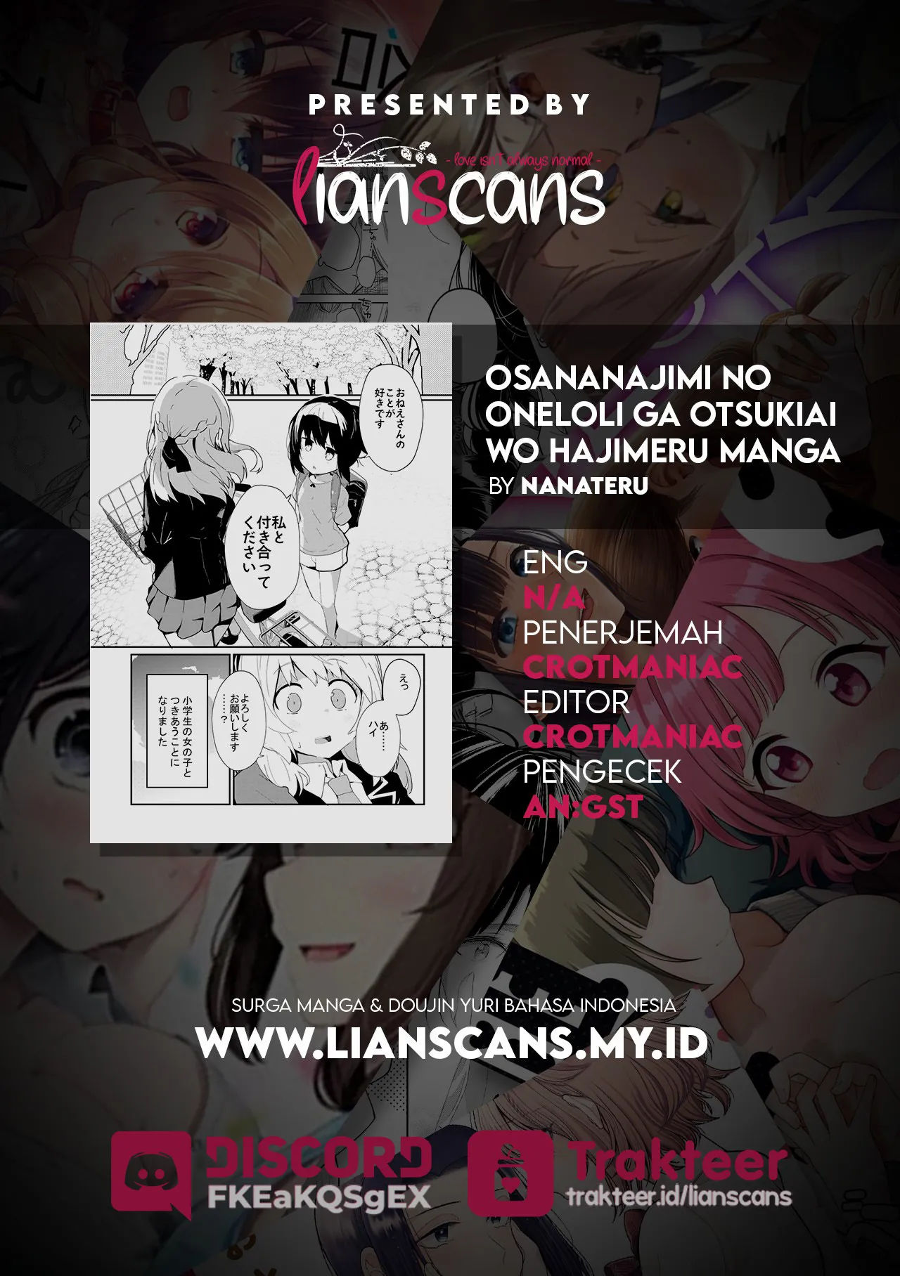 A manga about the start of an onee-loli relationship Chapter 0 - halaman 6